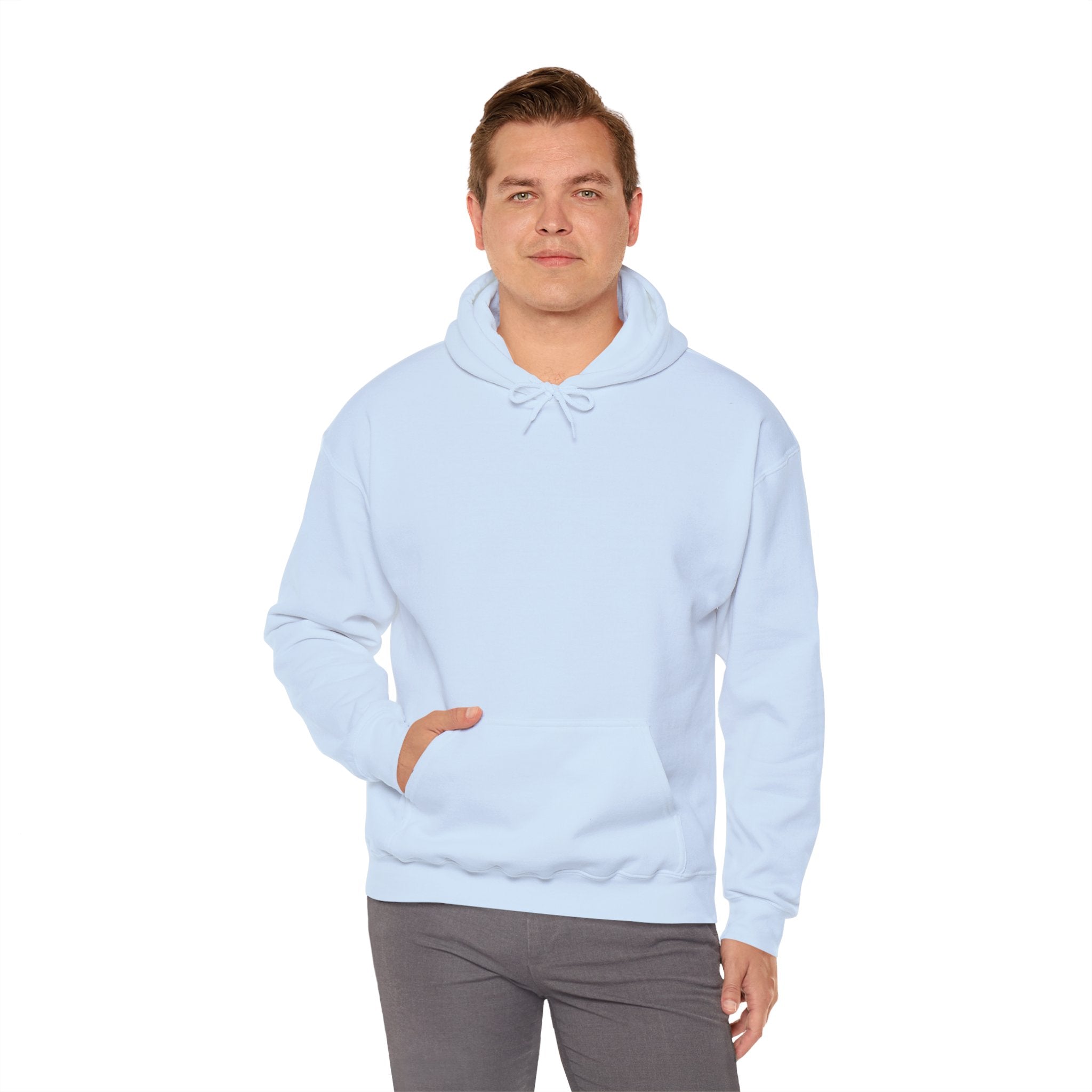 Simple Wear Hoodie — Minimal Bubble Text Graphic Hooded Sweatshirt