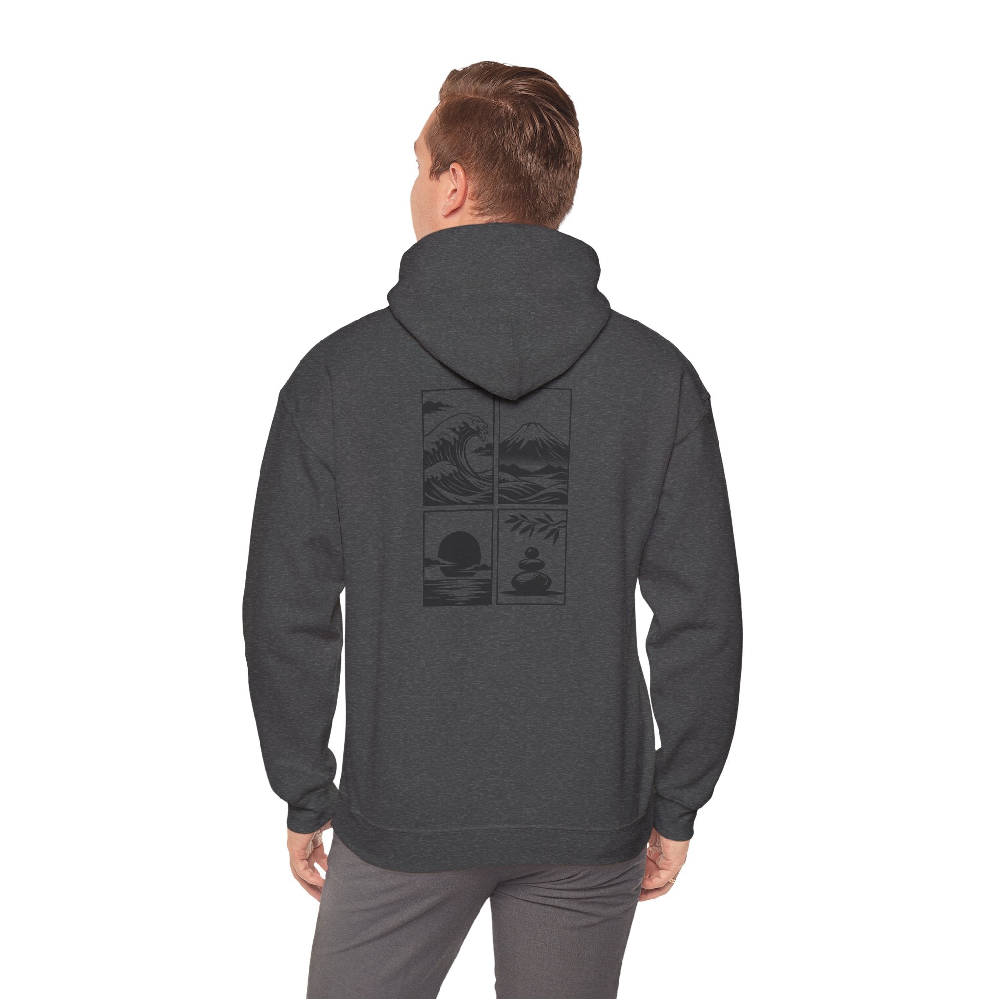 Zen Landscape - BasicPrint - Hoodie