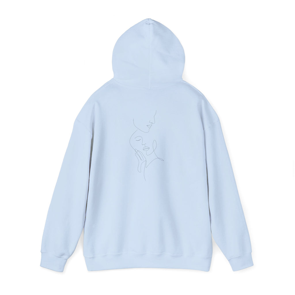 Minimalist Faces - LineArt - Hoodie