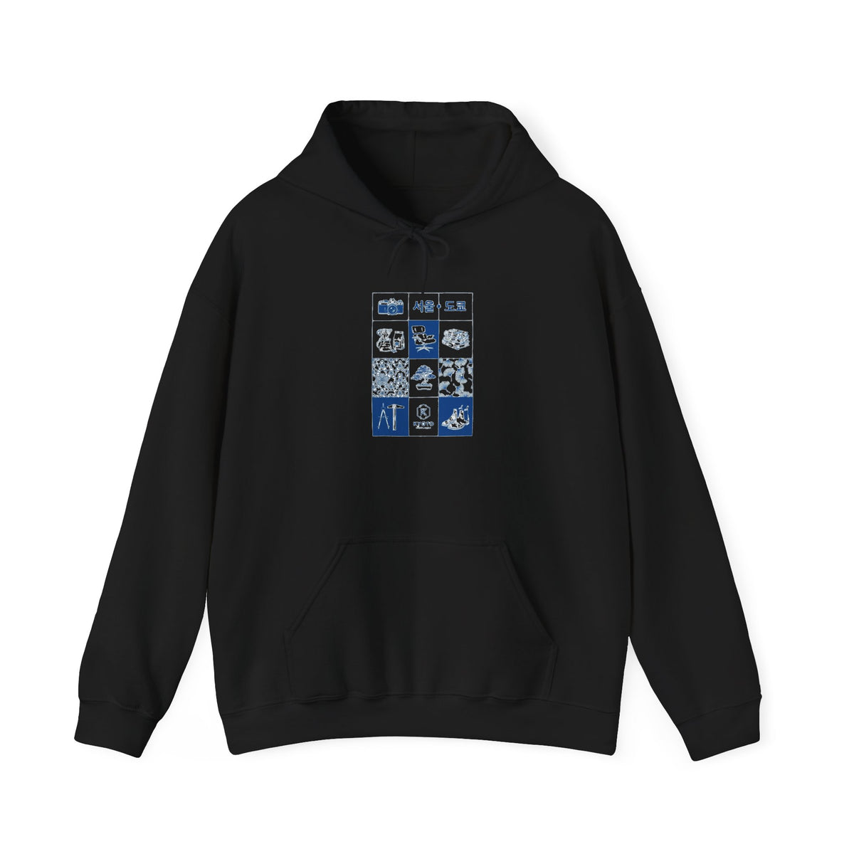 Icons Grid  - BasicPrint - Hoodie