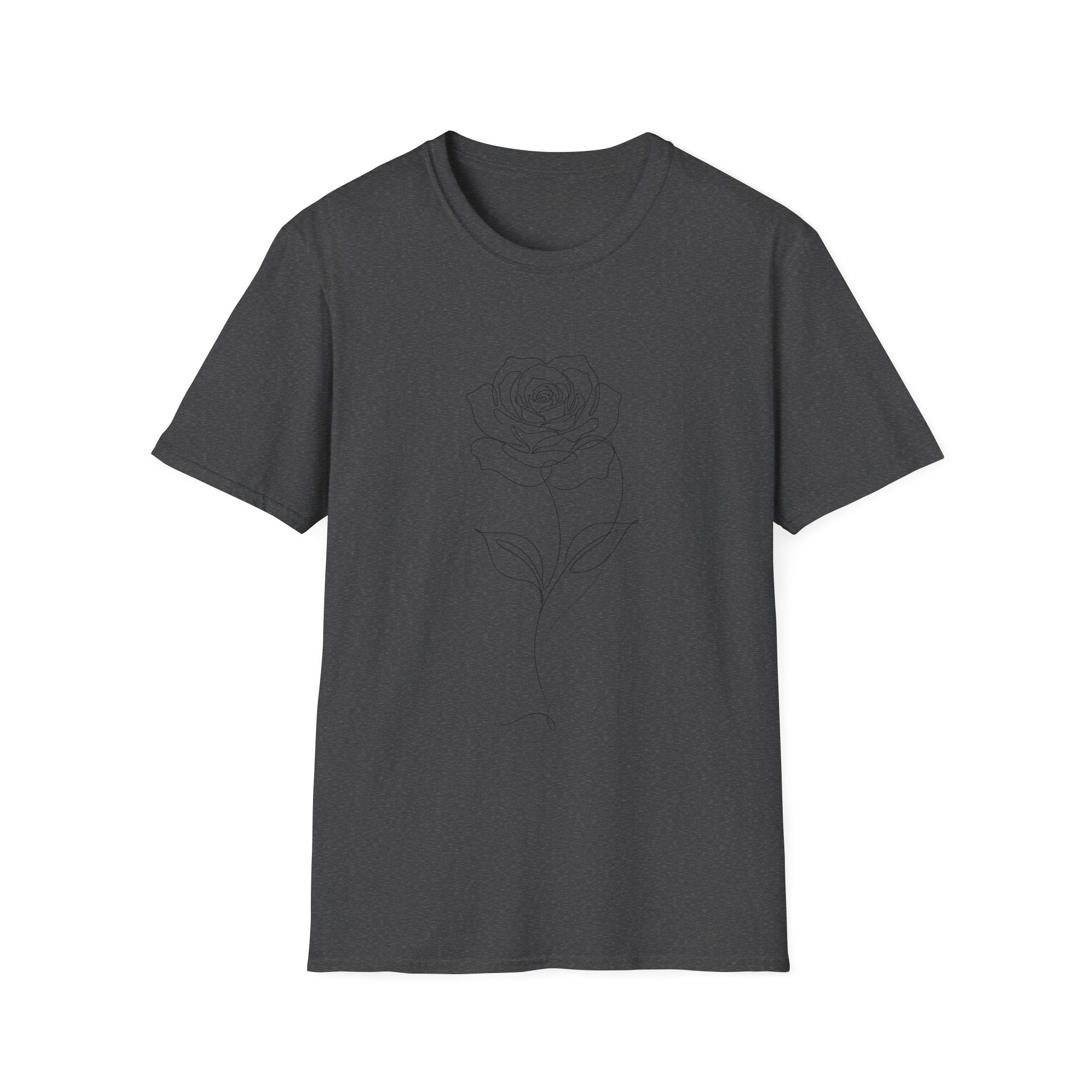 Rose - LineArt - Graphic Tee