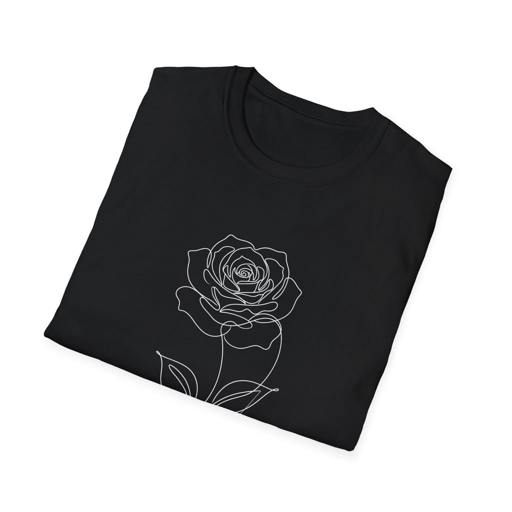 Rose - LineArt - Graphic Tee