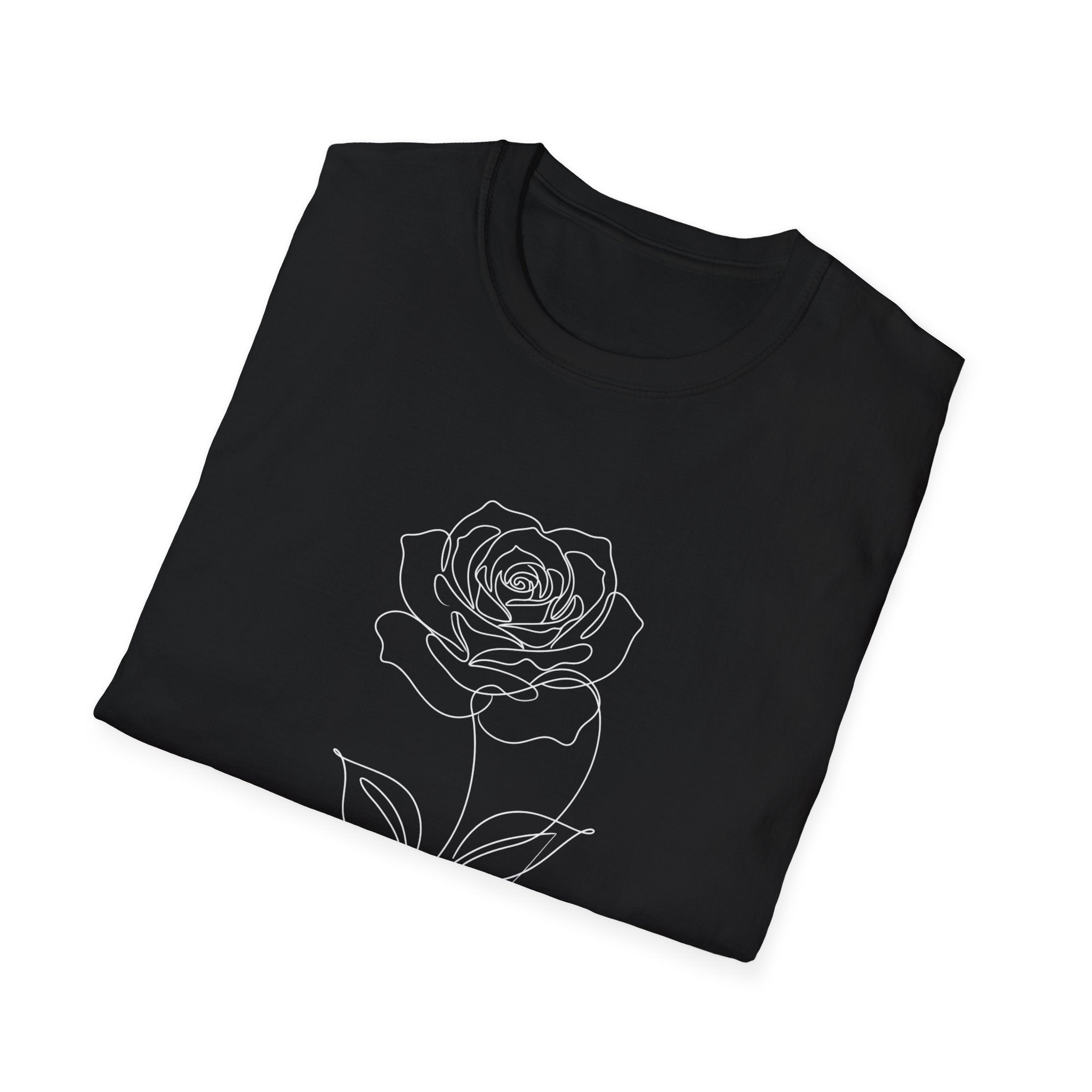 Rose - LineArt - Graphic Tee