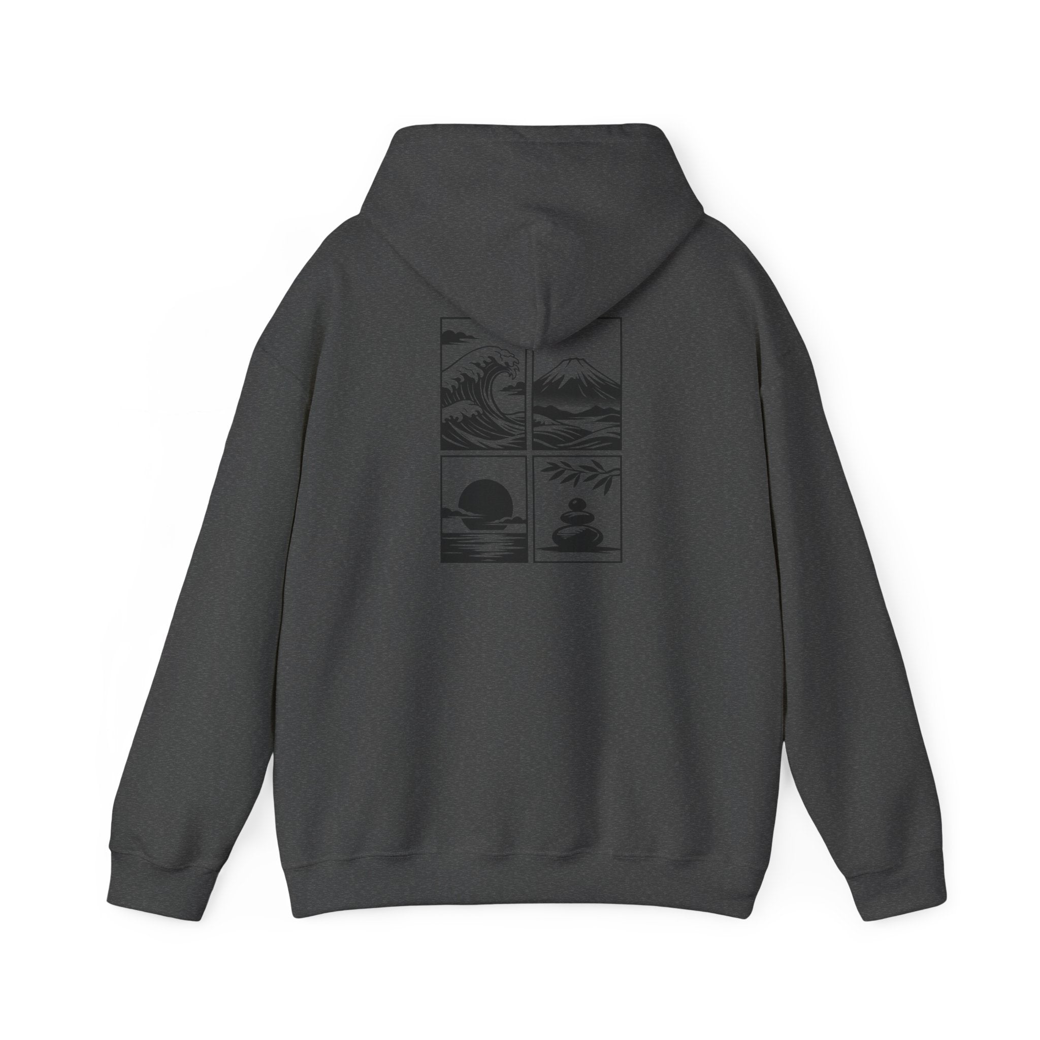 Zen Landscape - BasicPrint - Hoodie
