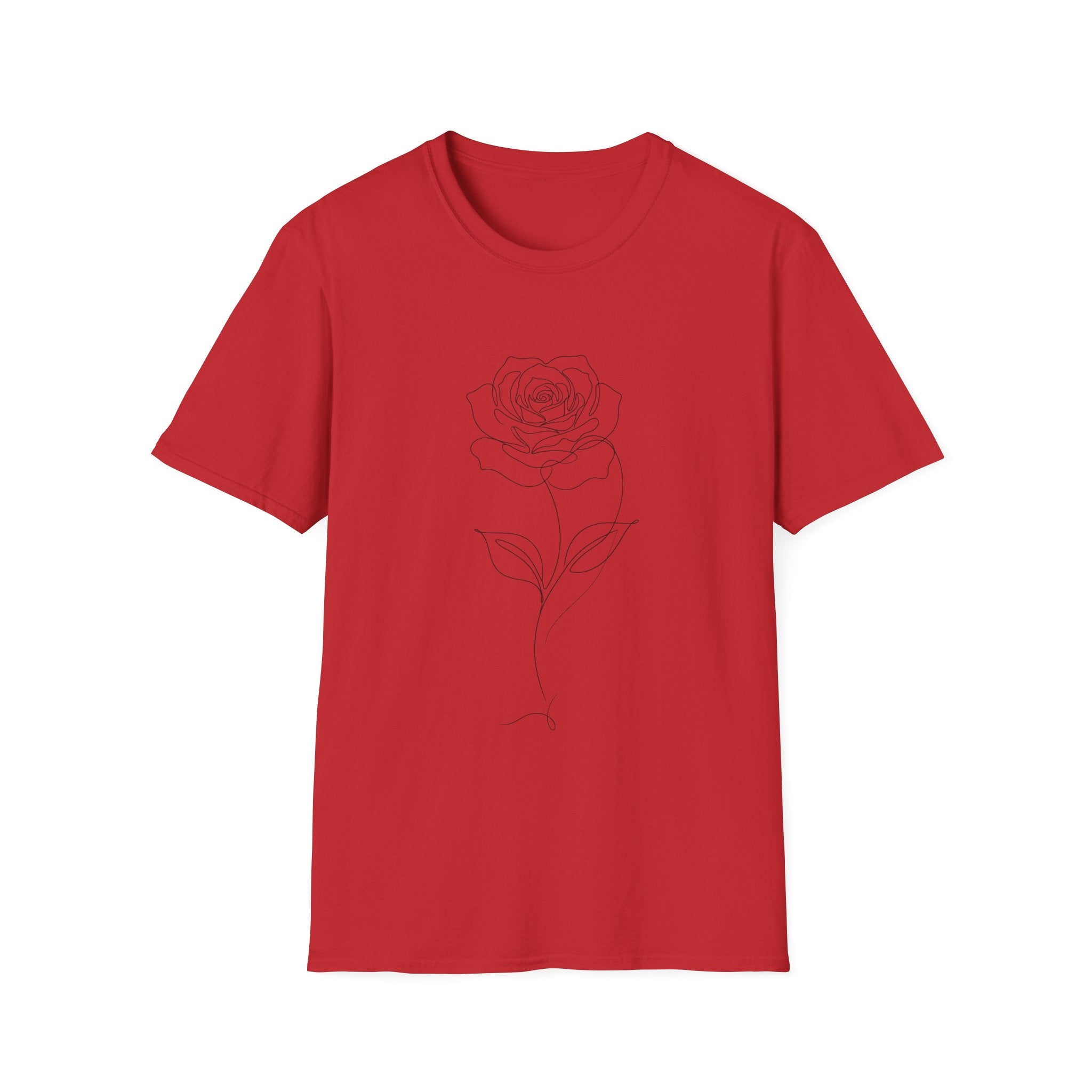 Rose - LineArt - Graphic Tee