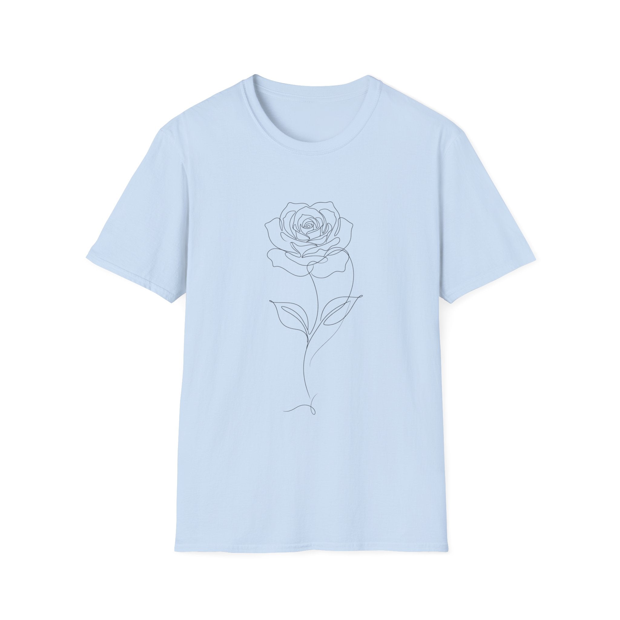 Rose - LineArt - Graphic Tee