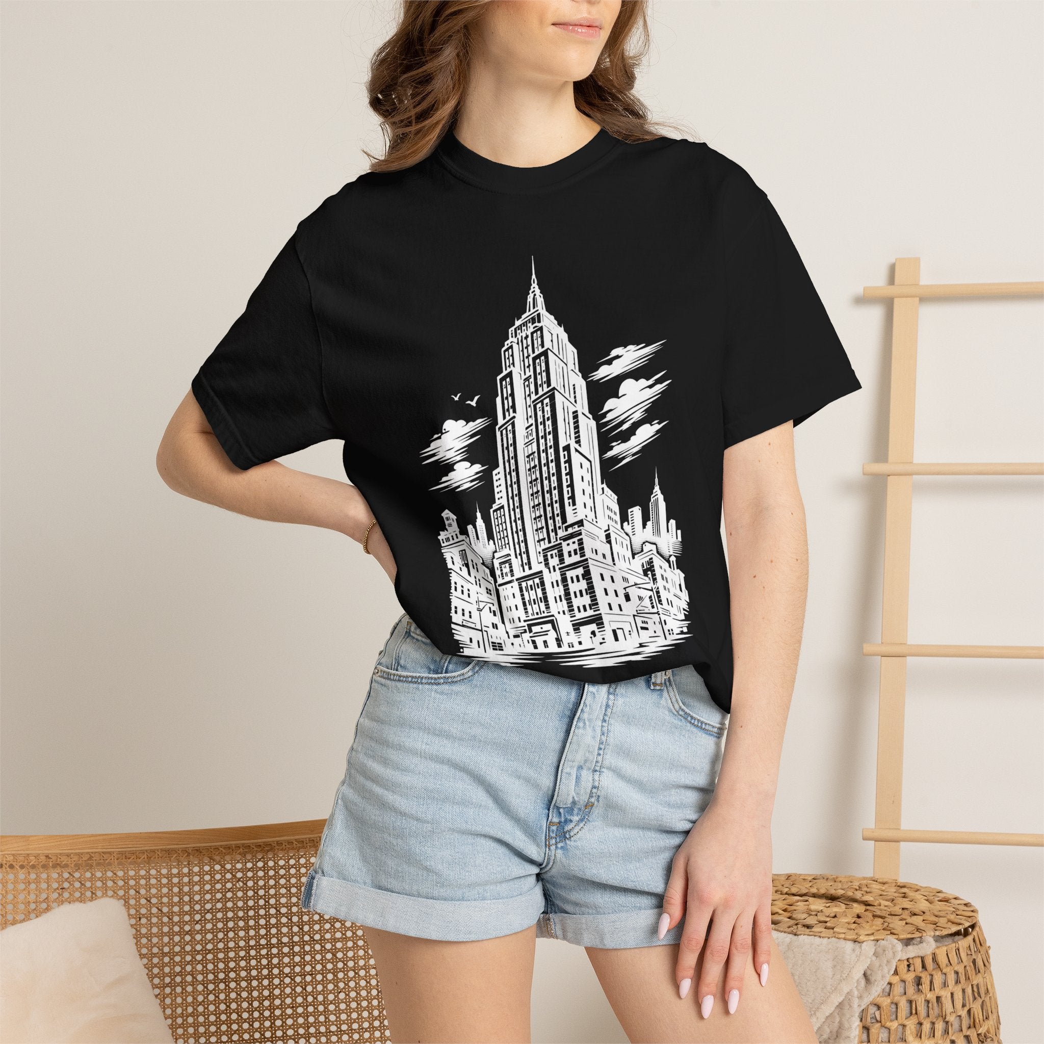 Skyline - BasicPrint - Graphic Tee