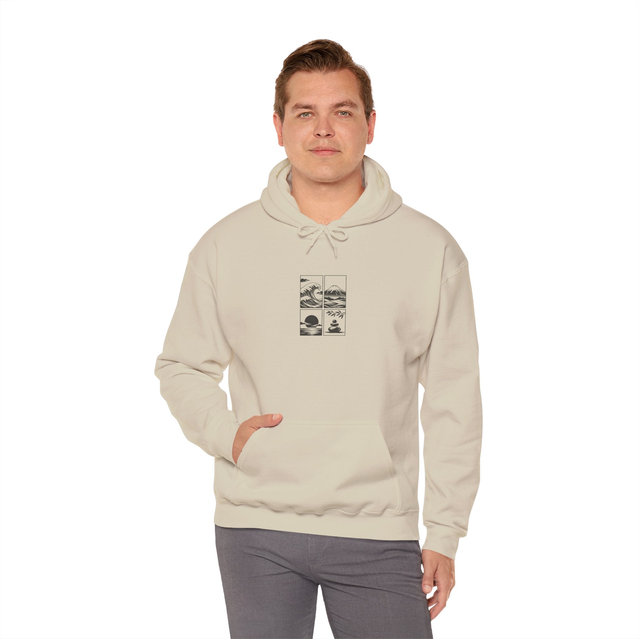 Zen Landscape - BasicPrint - Hoodie