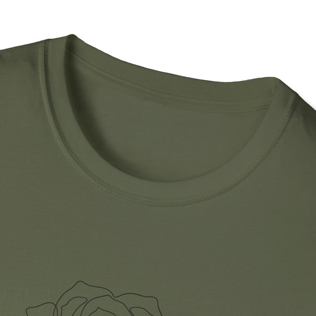 Rose - LineArt - Graphic Tee