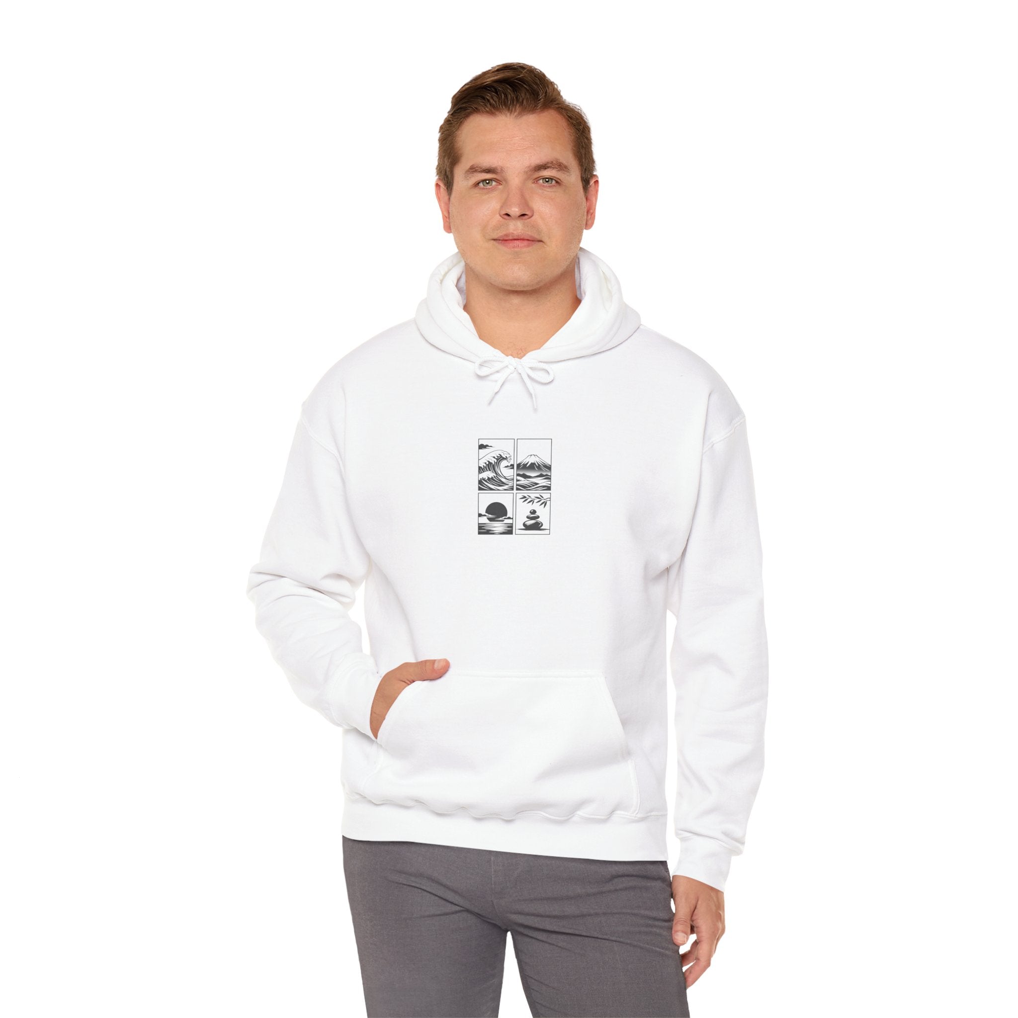 Zen Landscape - BasicPrint - Hoodie