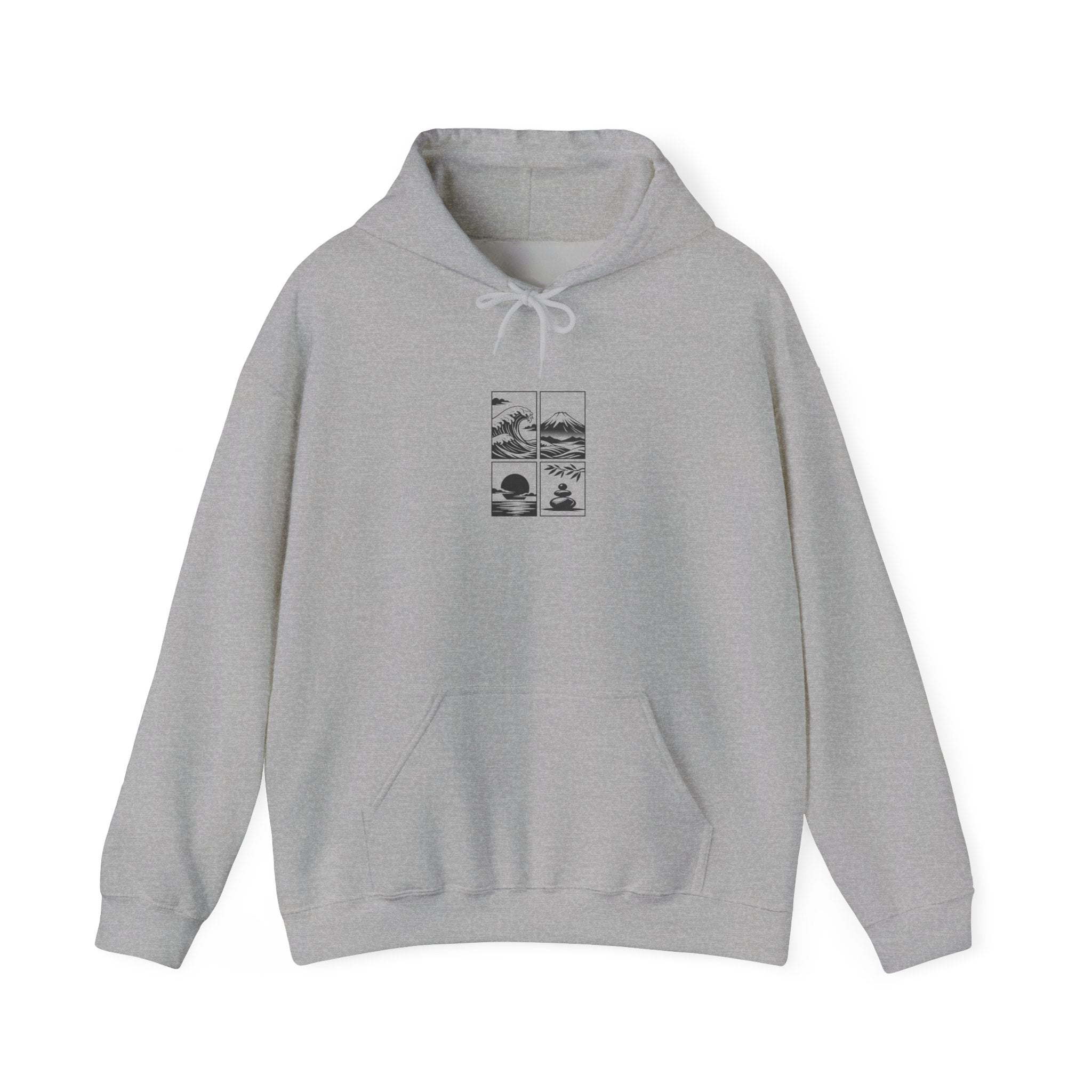 Zen Landscape - BasicPrint - Hoodie