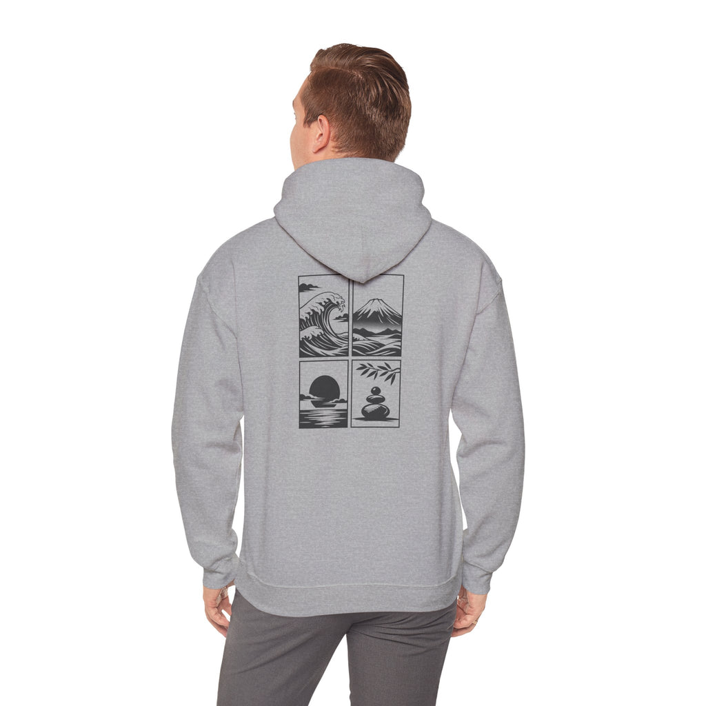 Zen Landscape - BasicPrint - Hoodie