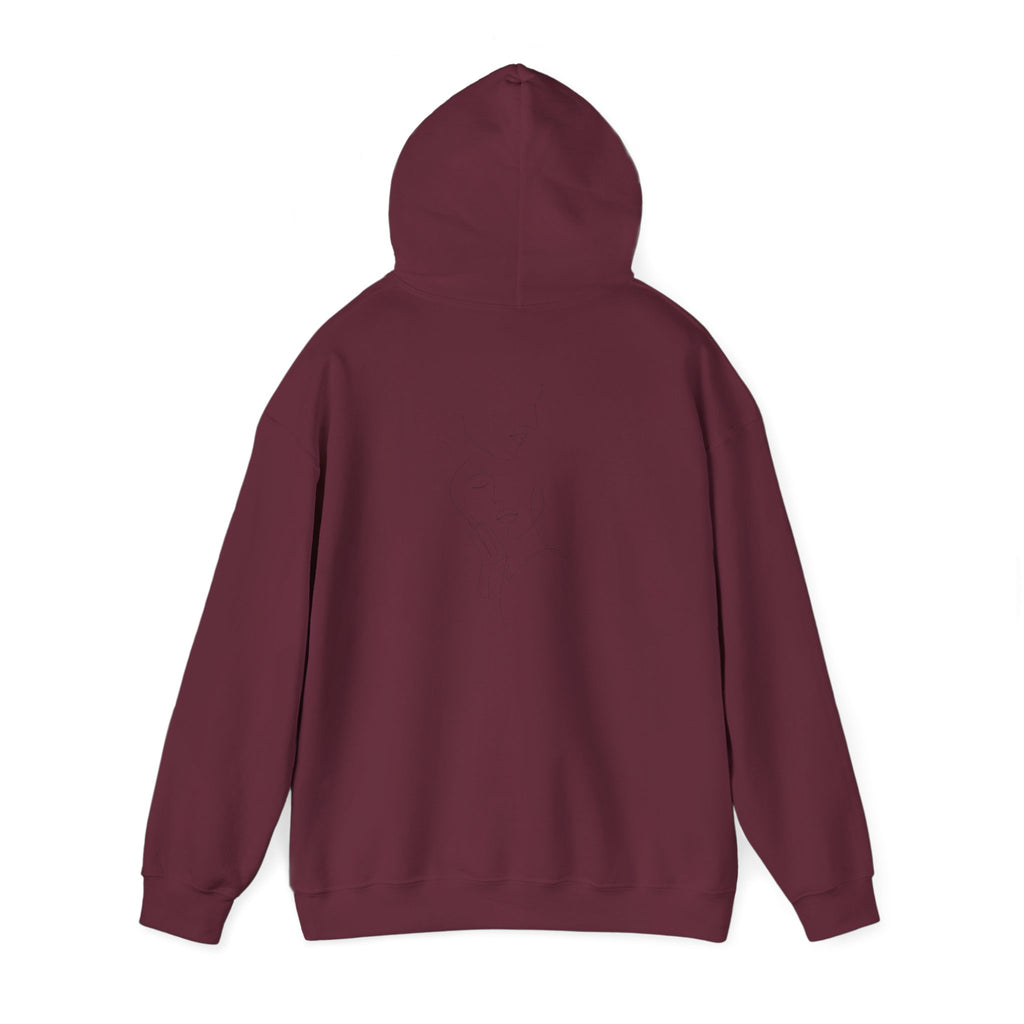 Minimalist Faces - LineArt - Hoodie