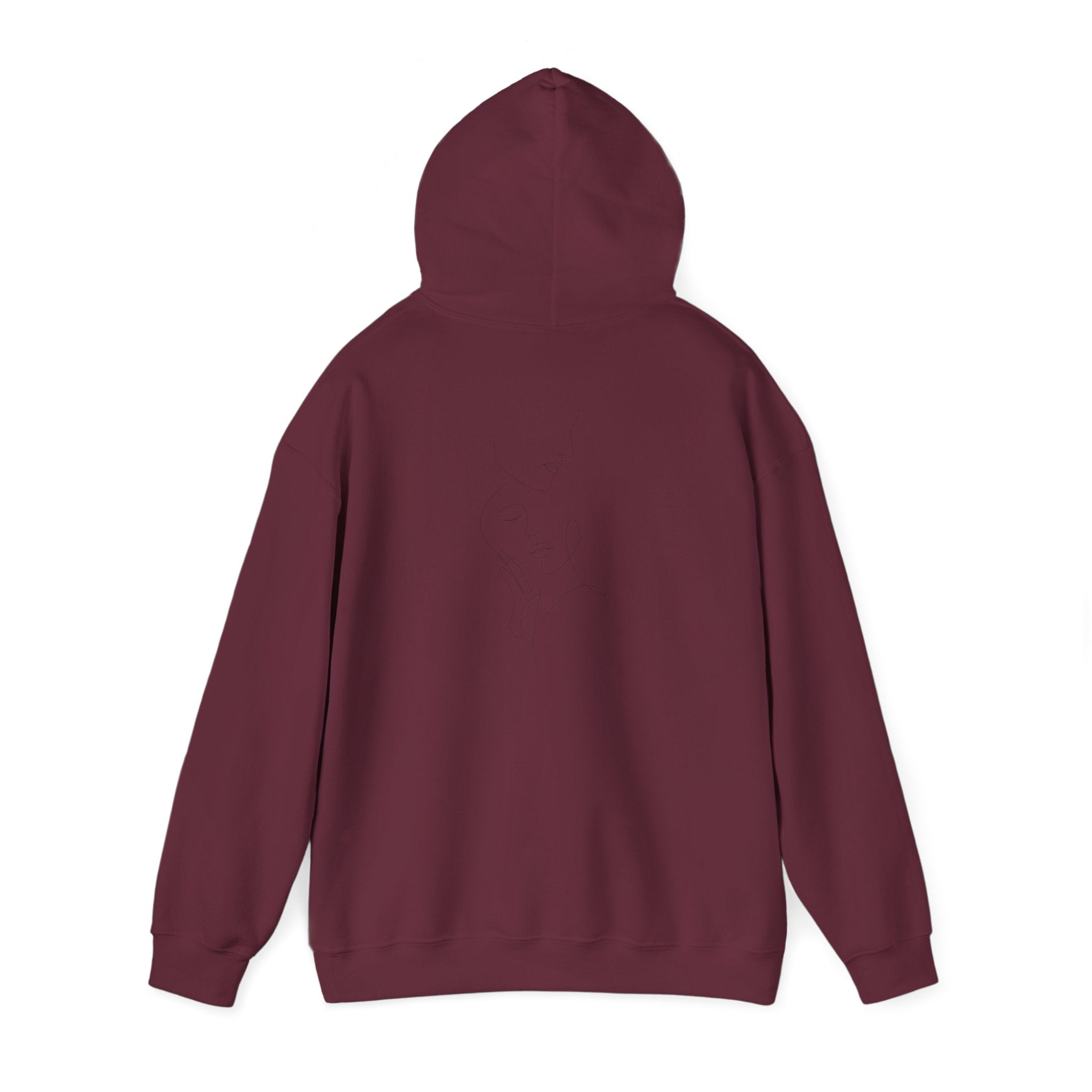 Minimalist Faces - LineArt - Hoodie