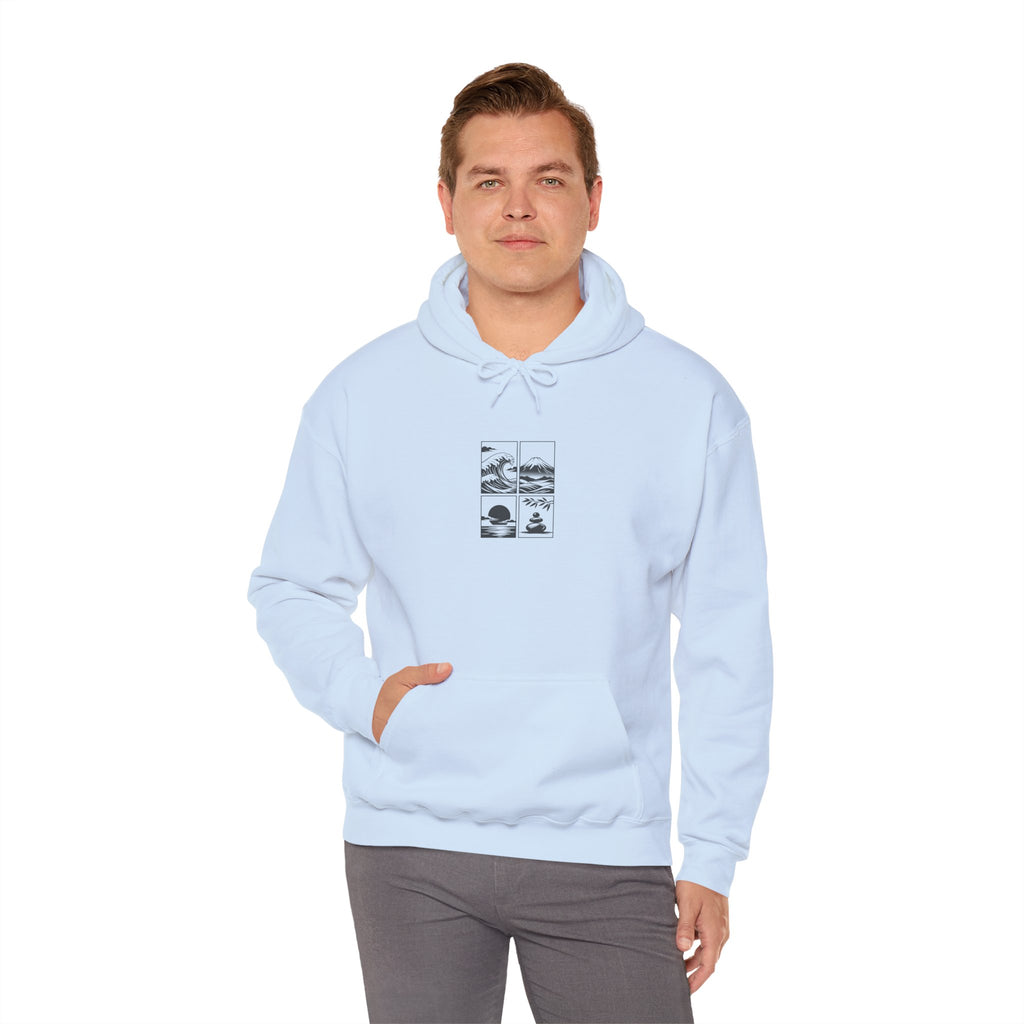 Zen Landscape - BasicPrint - Hoodie