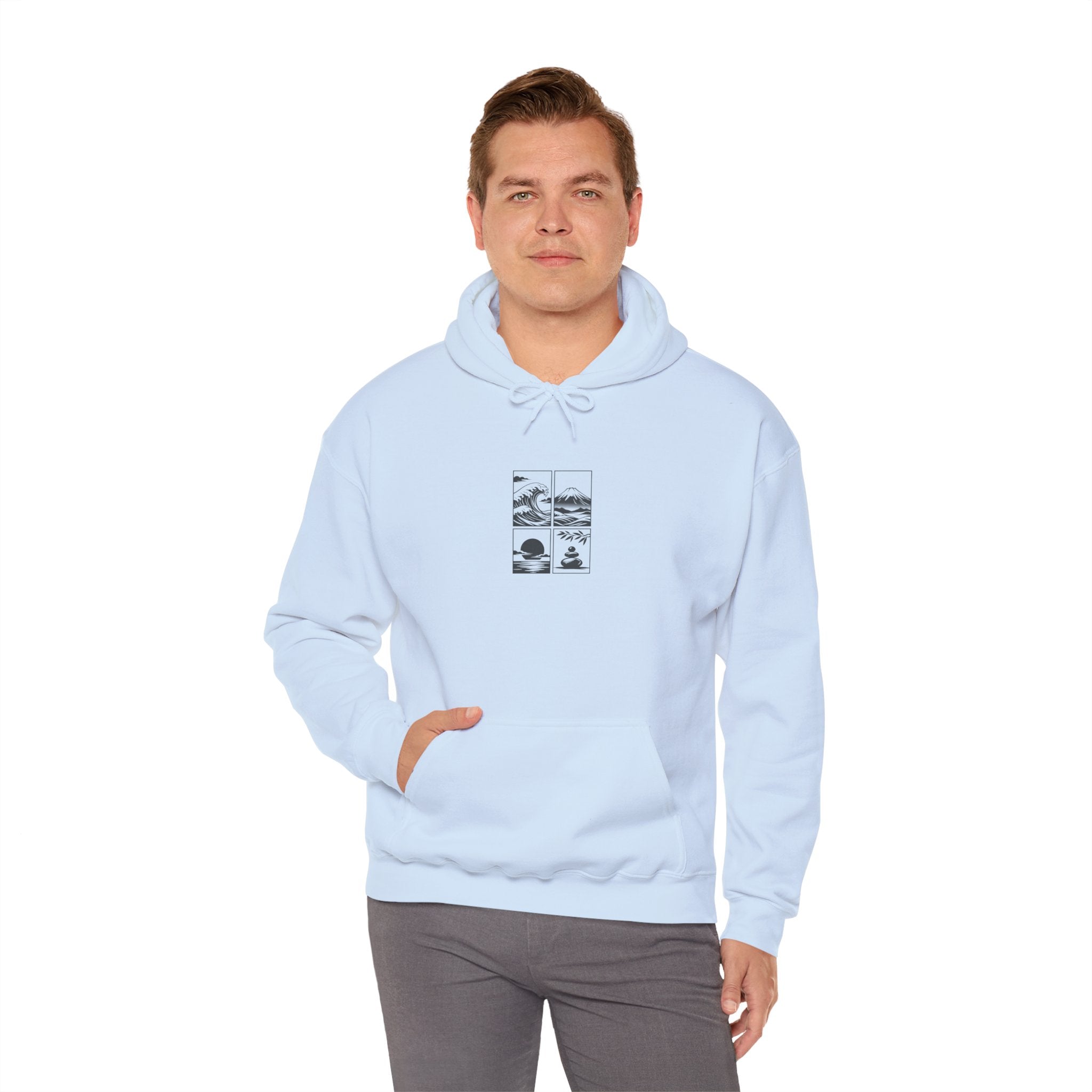 Zen Landscape - BasicPrint - Hoodie