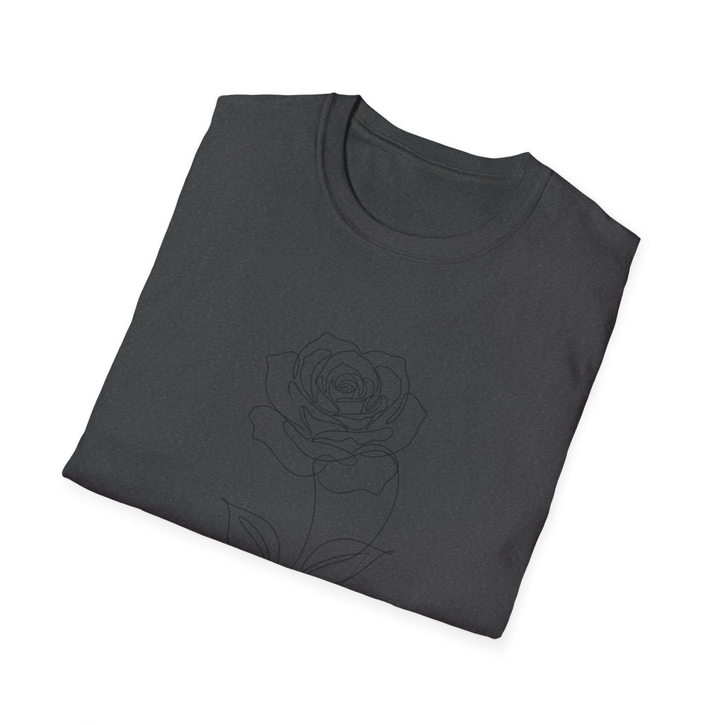 Rose - LineArt - Graphic Tee