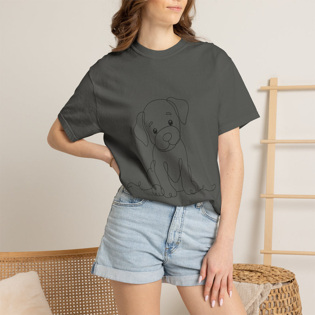 Puppy - LineArt - Graphic Tee