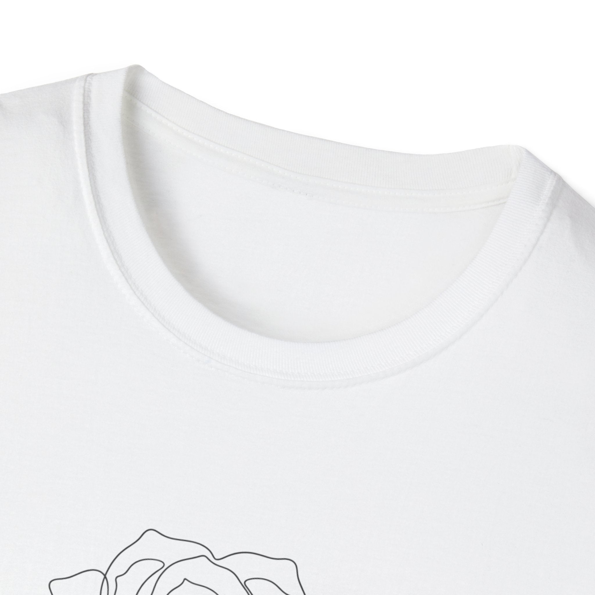 Rose - LineArt - Graphic Tee