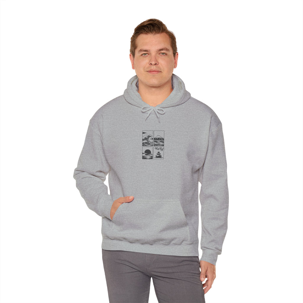Zen Landscape - BasicPrint - Hoodie