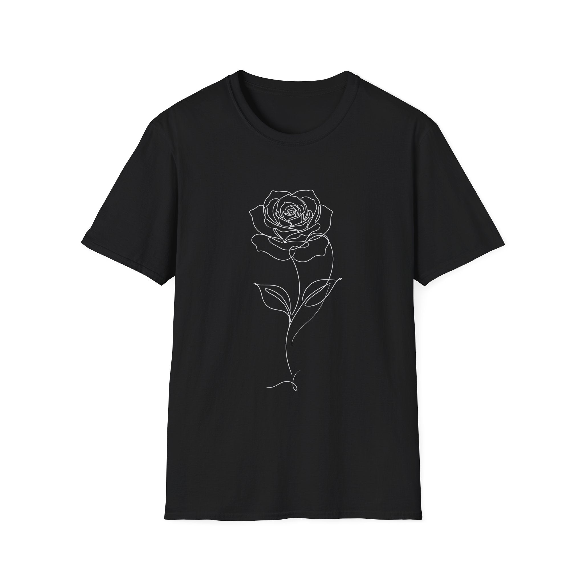 Rose - LineArt - Graphic Tee