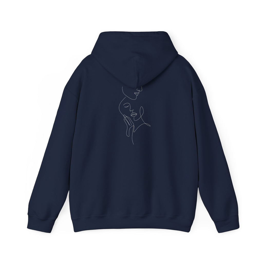 Minimalist Faces - LineArt - Hoodie