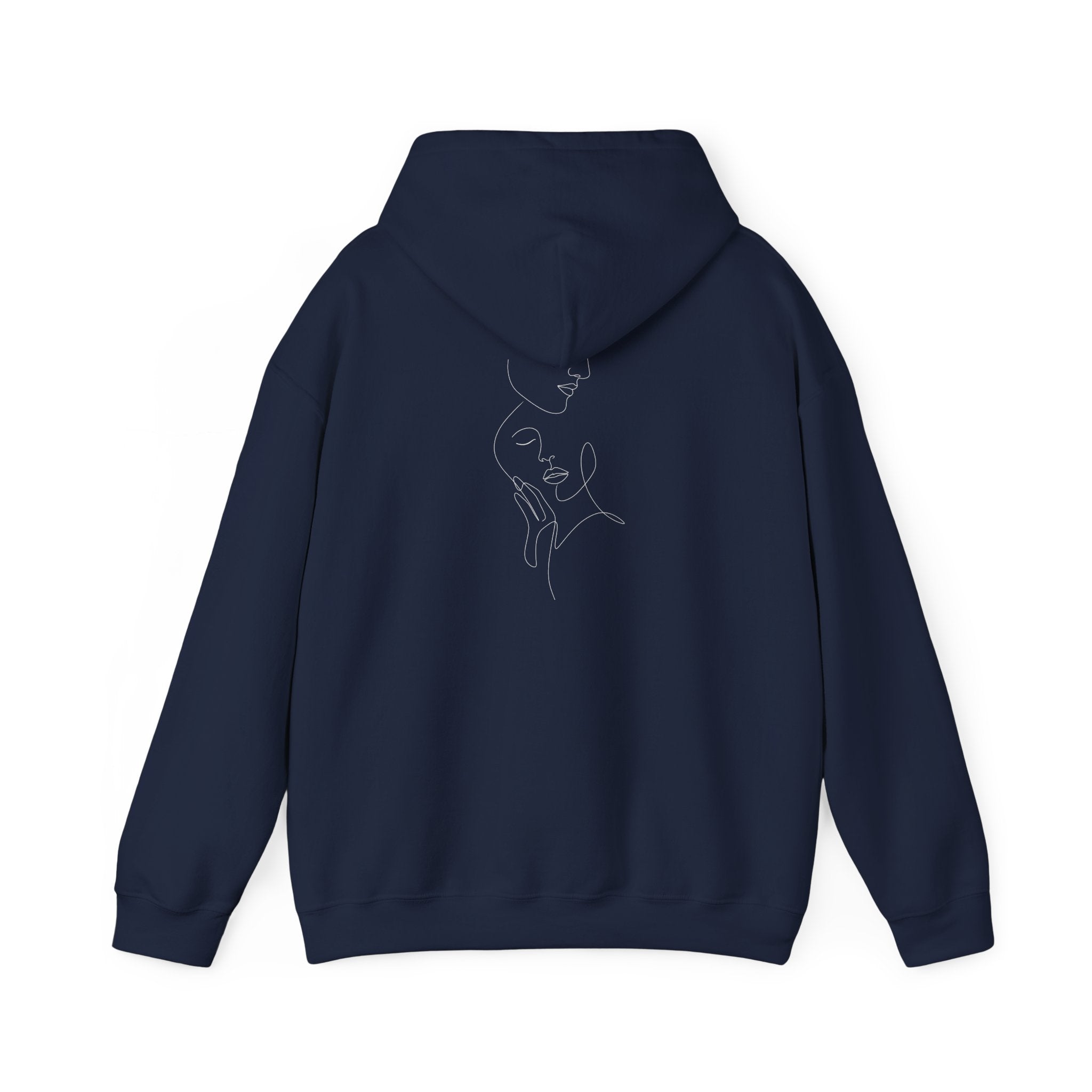 Minimalist Faces - LineArt - Hoodie