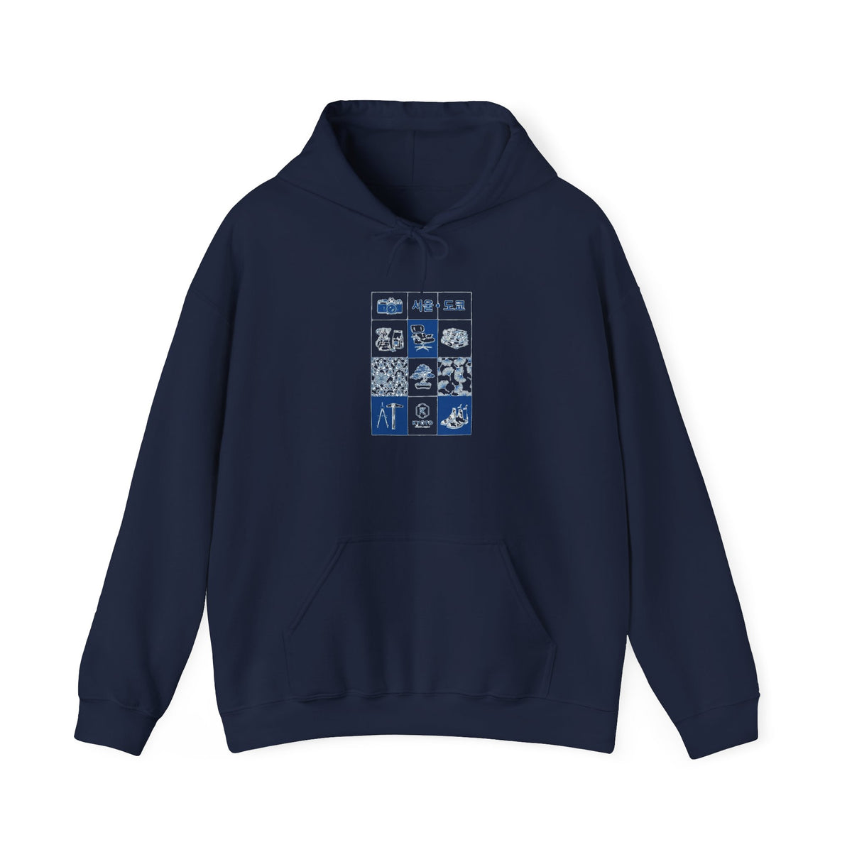 Icons Grid  - BasicPrint - Hoodie