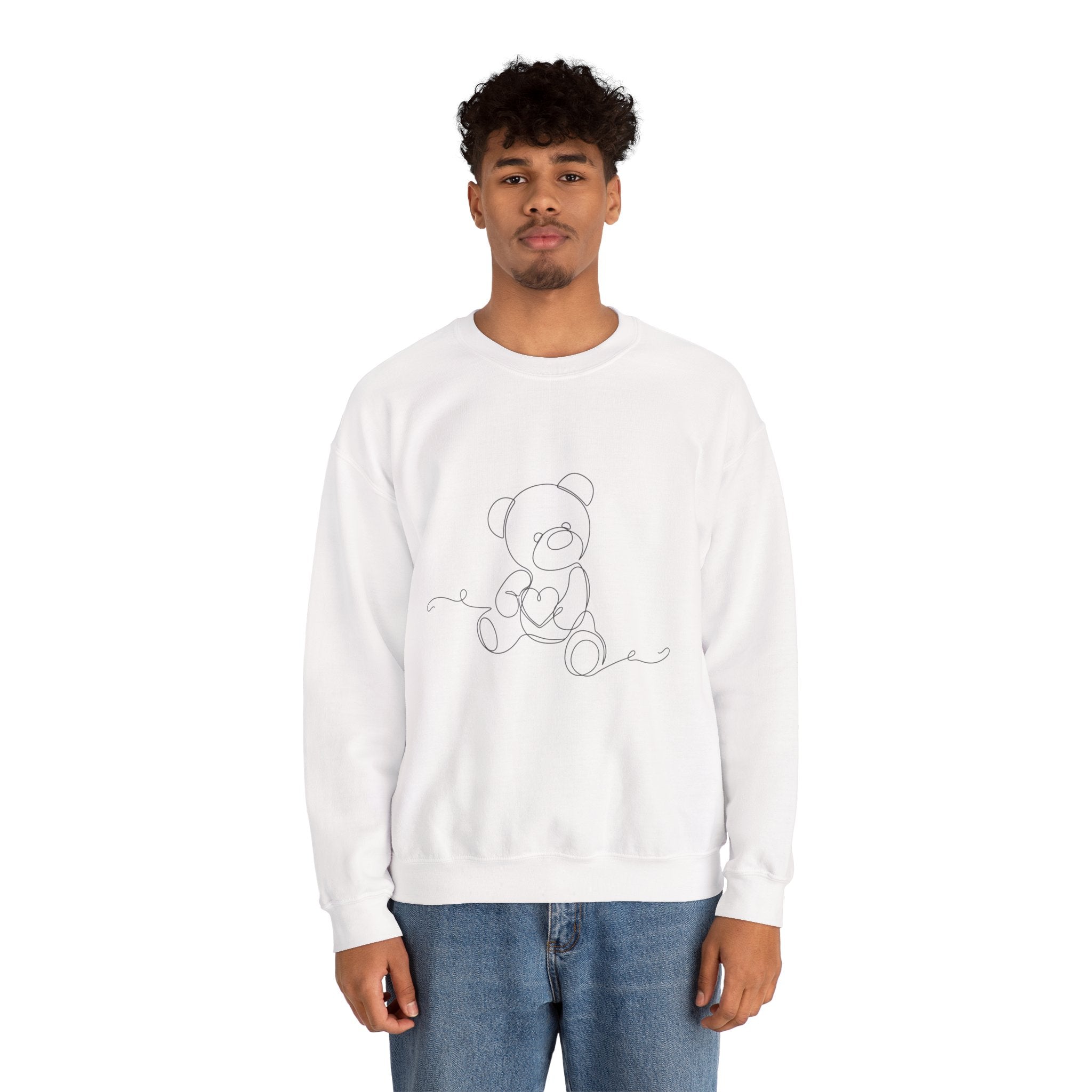 Teddy - LineArt - Crewneck Sweatshirt