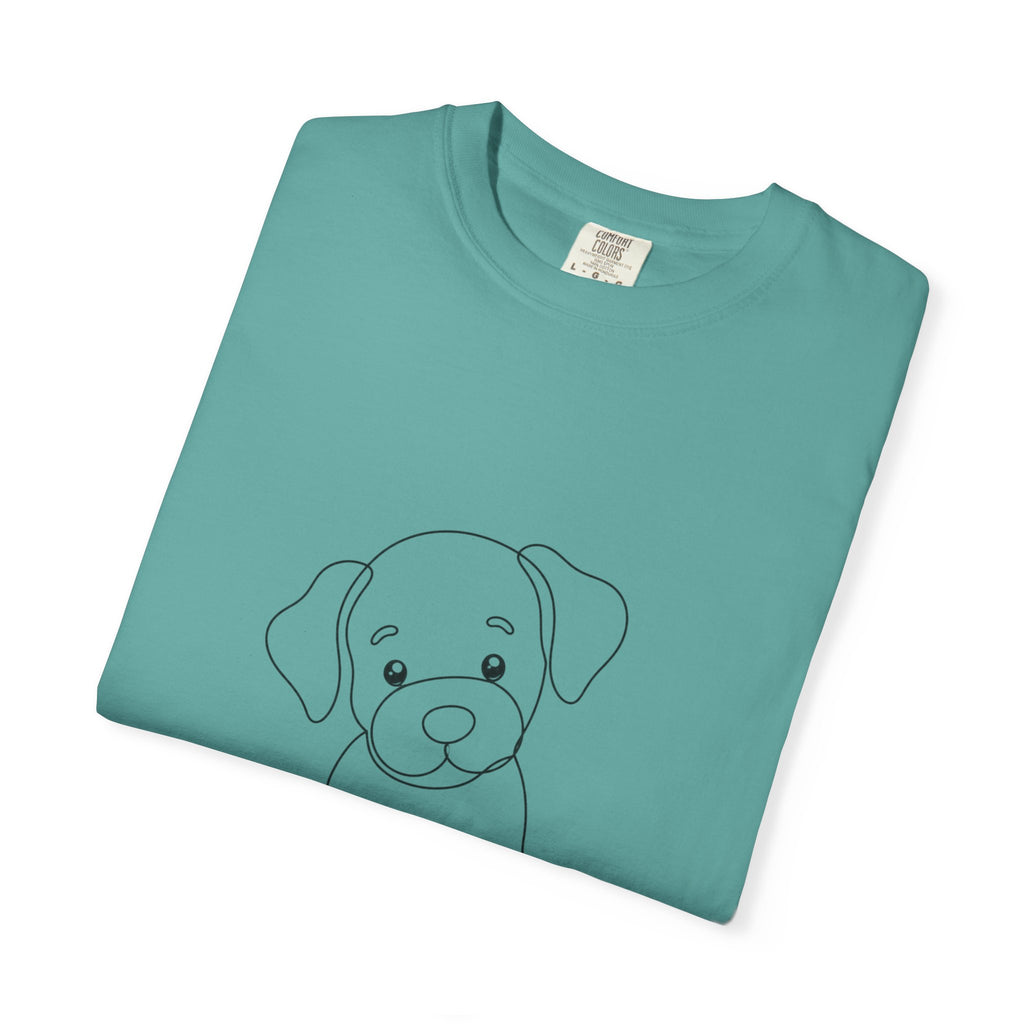 Puppy - LineArt - Graphic Tee
