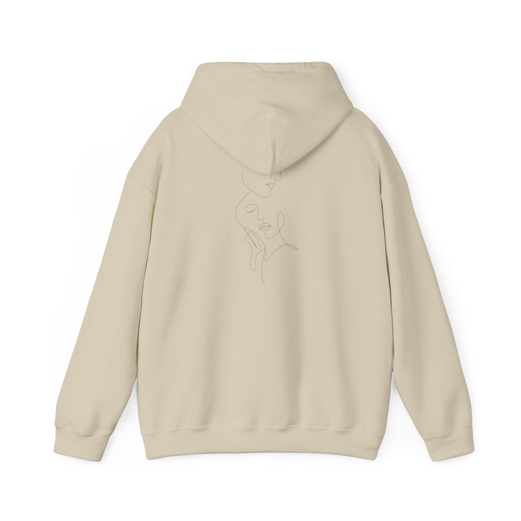 Minimalist Faces - LineArt - Hoodie