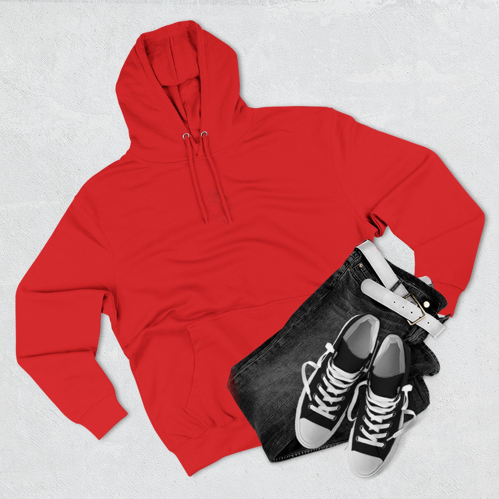 Rose - LineArt - Hoodie