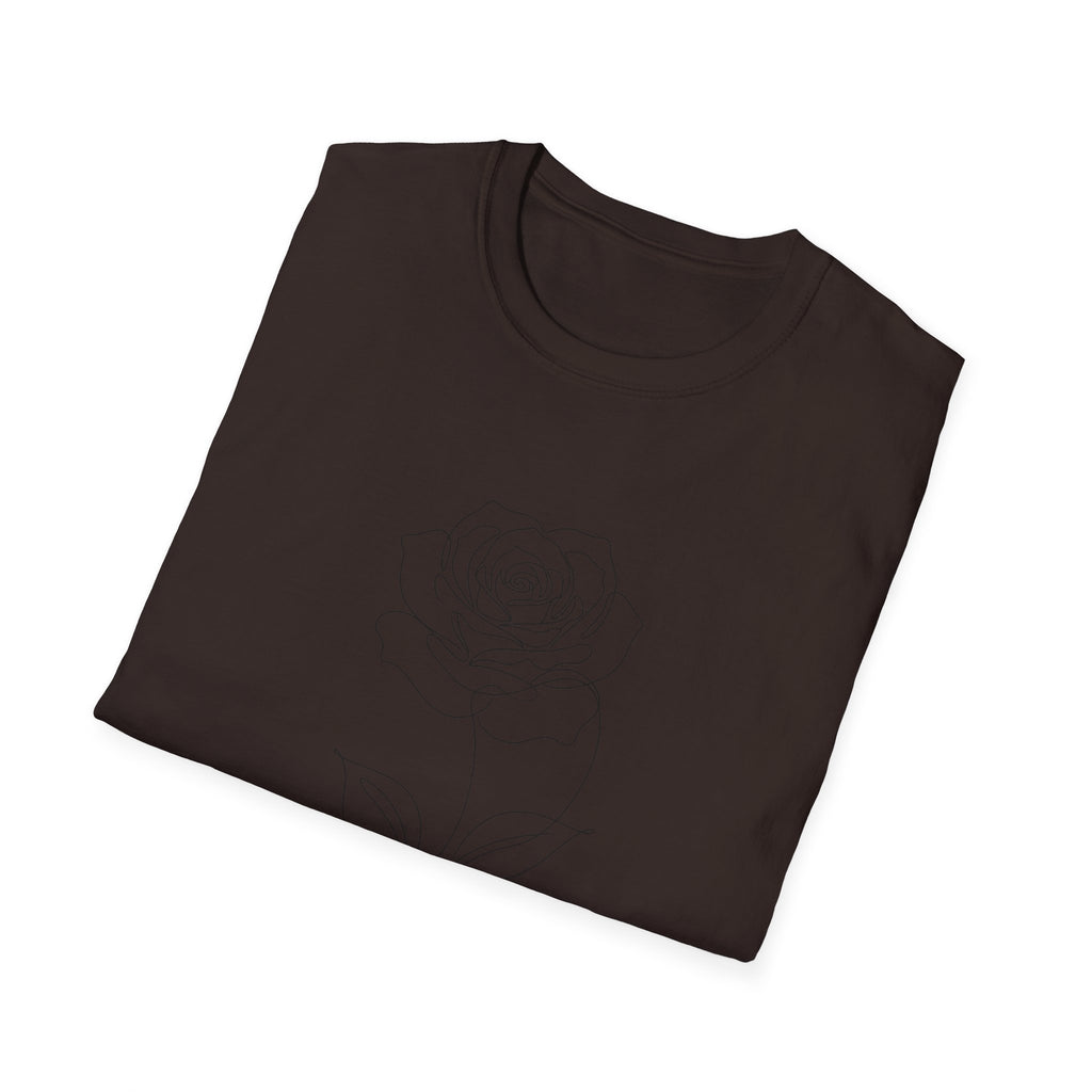 Rose - LineArt - Graphic Tee