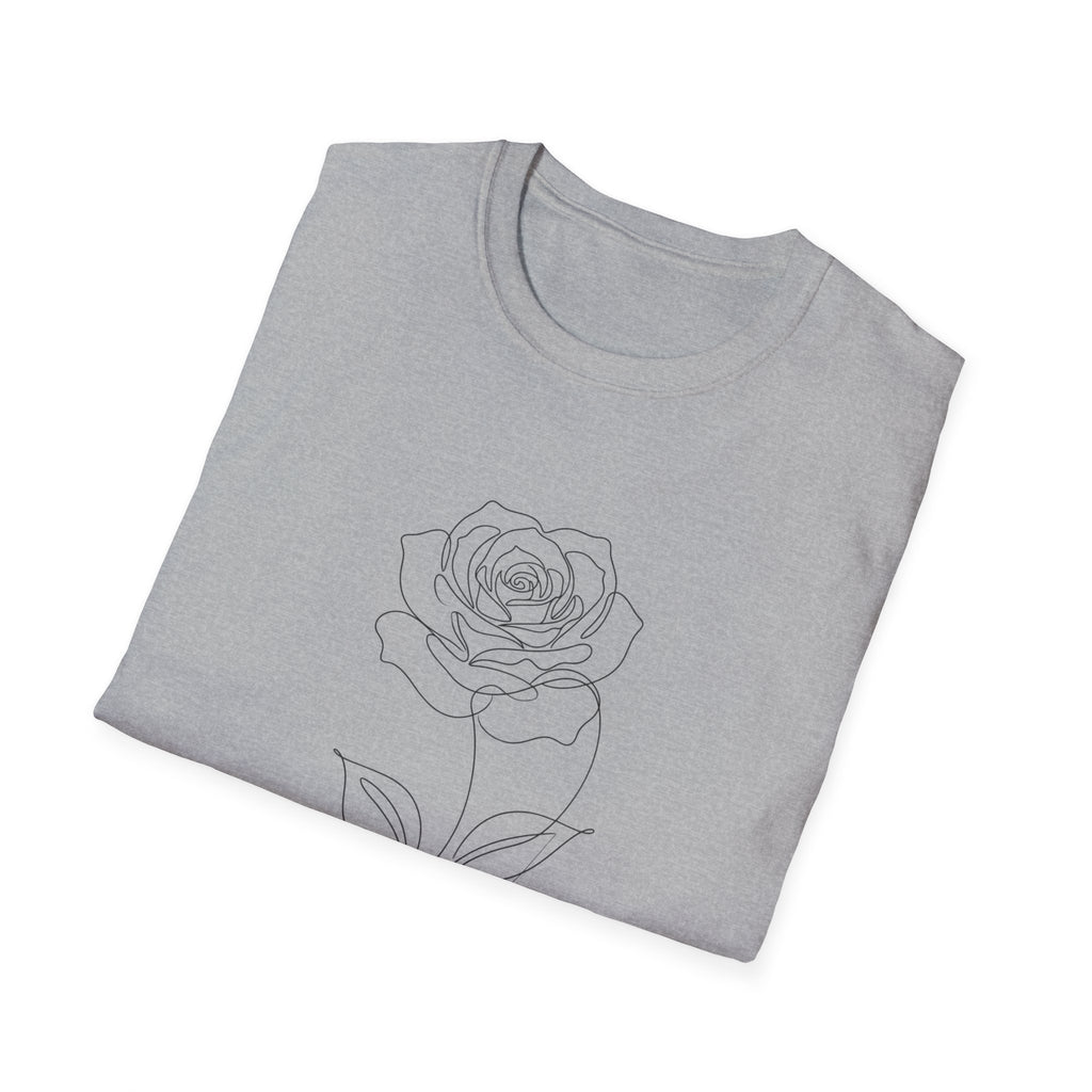 Rose - LineArt - Graphic Tee