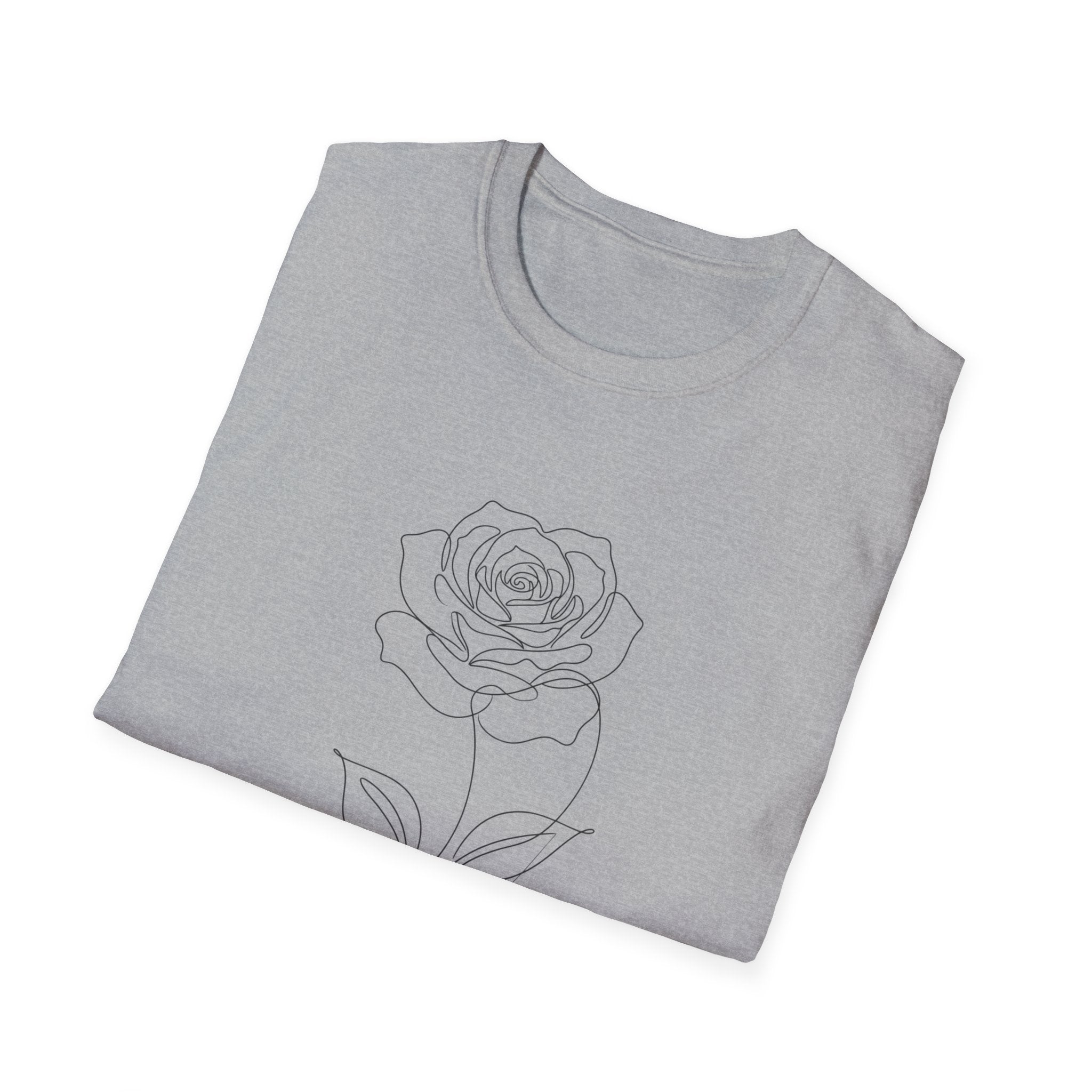 Rose - LineArt - Graphic Tee