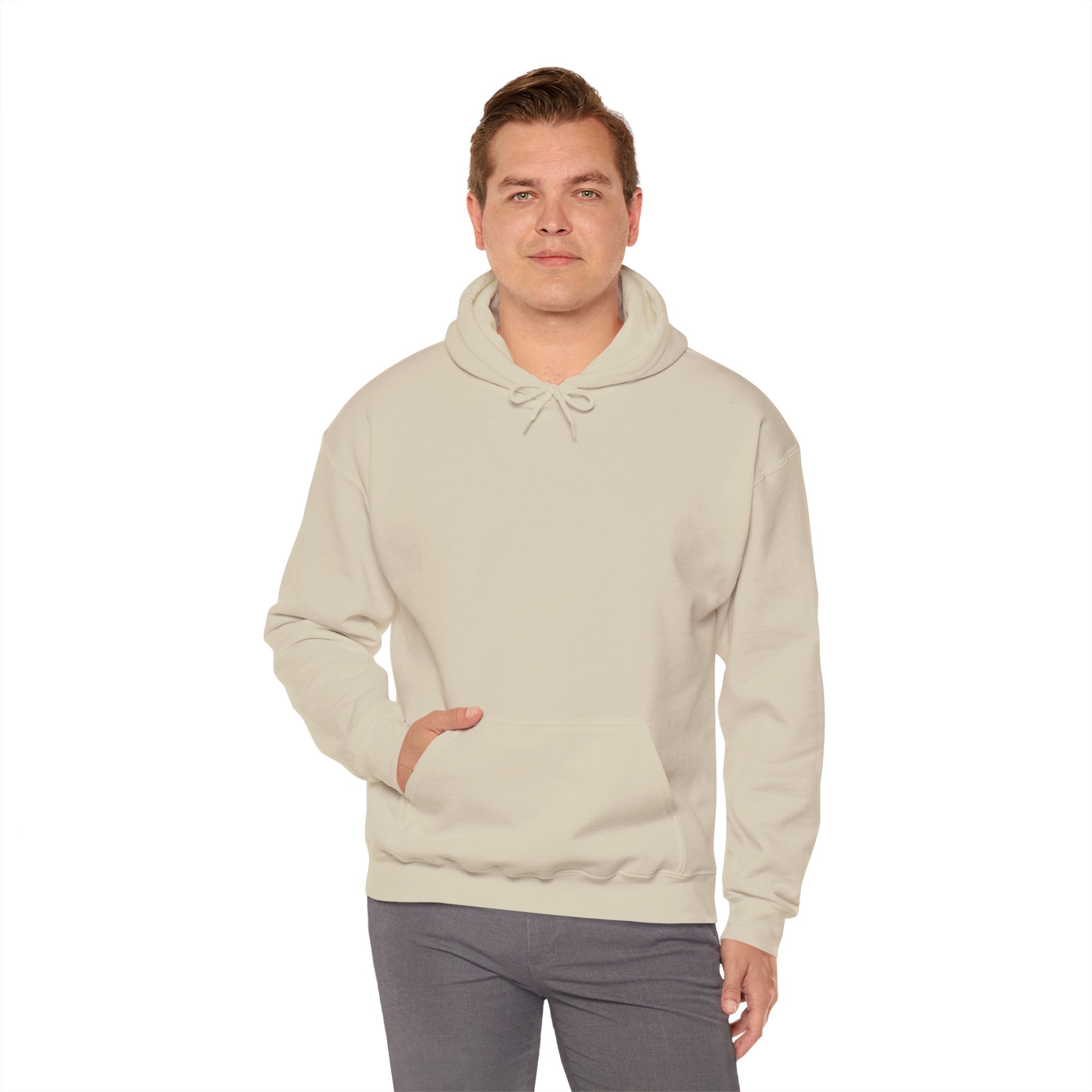 Simple Wear Hoodie — Minimal Bubble Text Graphic Hooded Sweatshirt