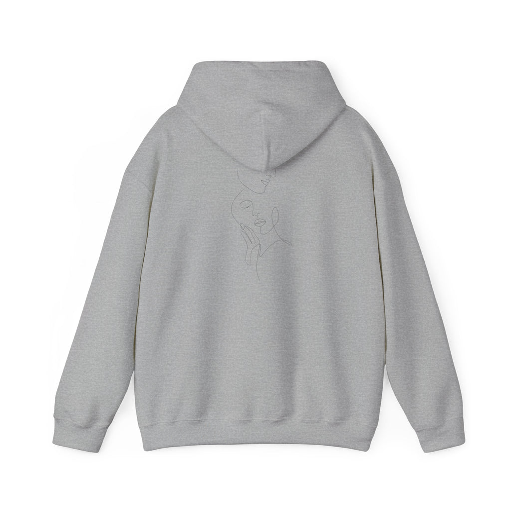Minimalist Faces - LineArt - Hoodie