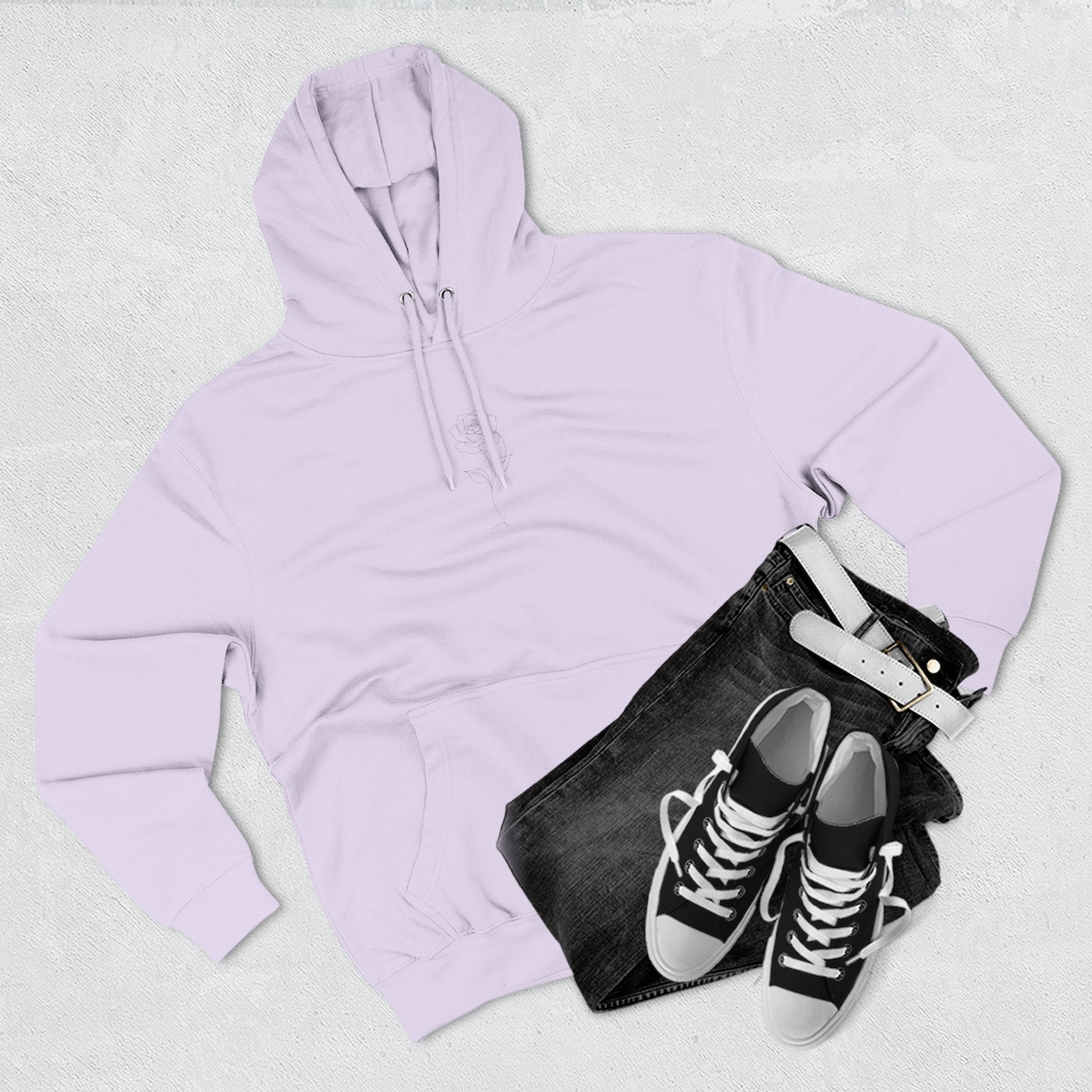 Rose - LineArt - Hoodie