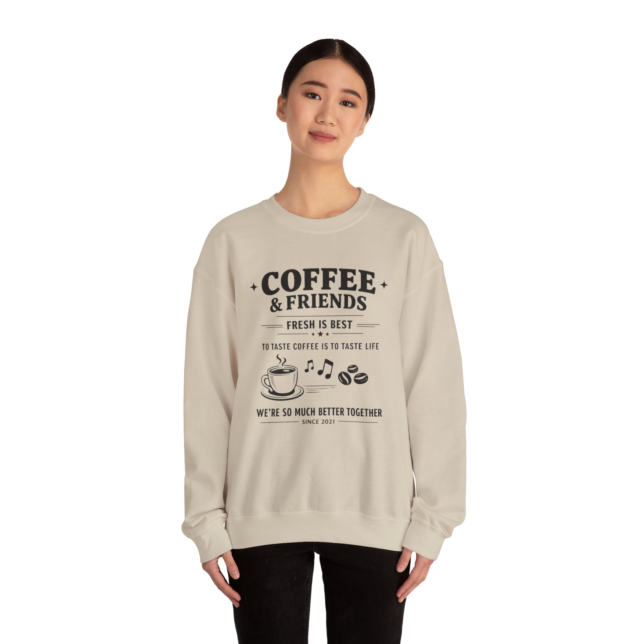 Coffee - BasicPrint - Crewneck Sweatshirt