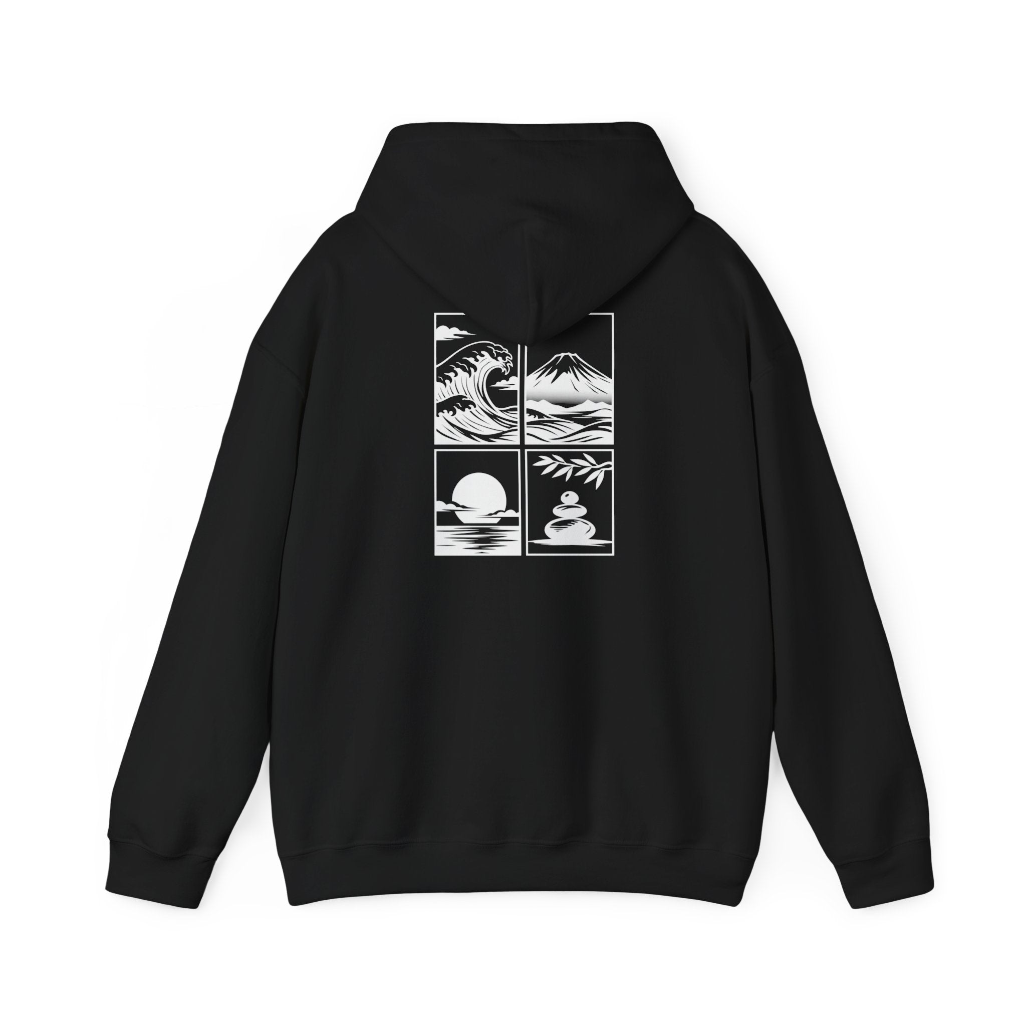 Zen Landscape - BasicPrint - Hoodie