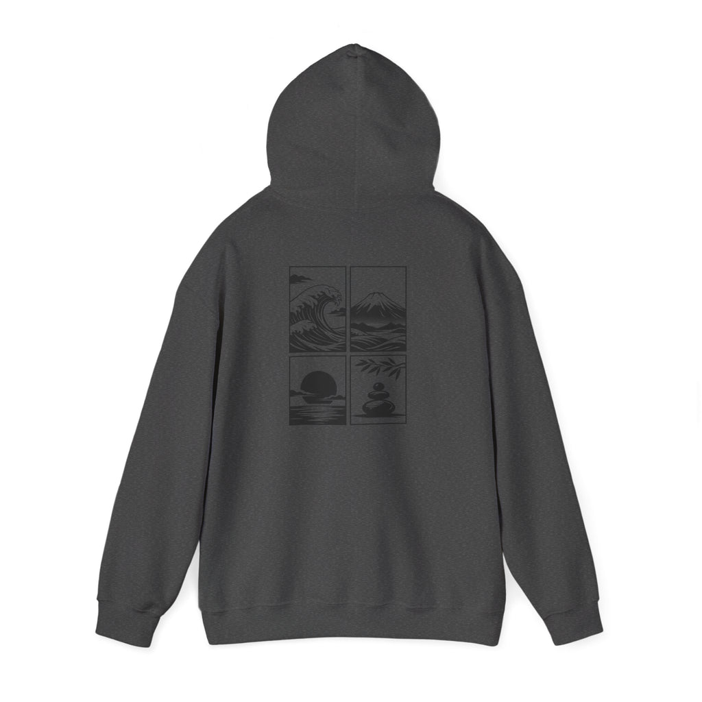 Zen Landscape - BasicPrint - Hoodie