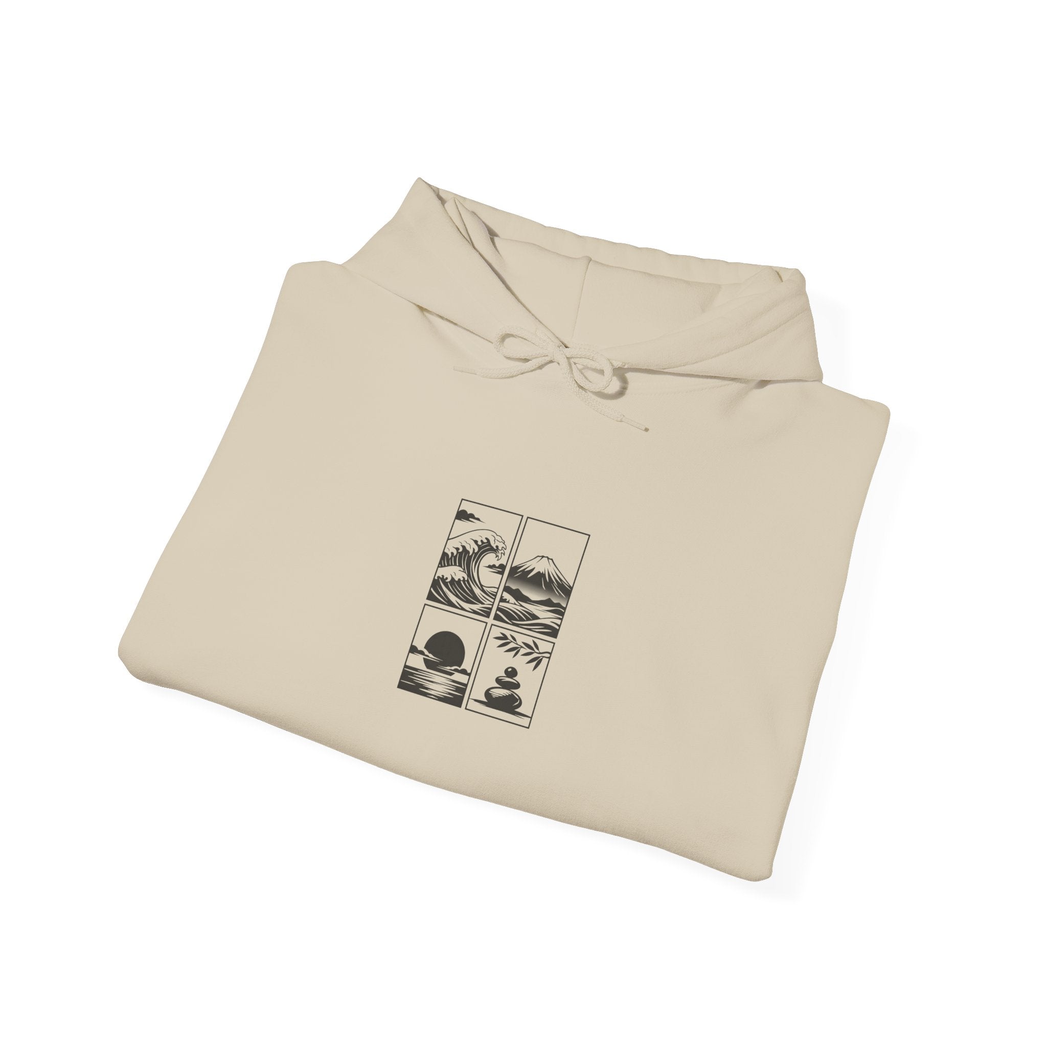 Zen Landscape - BasicPrint - Hoodie