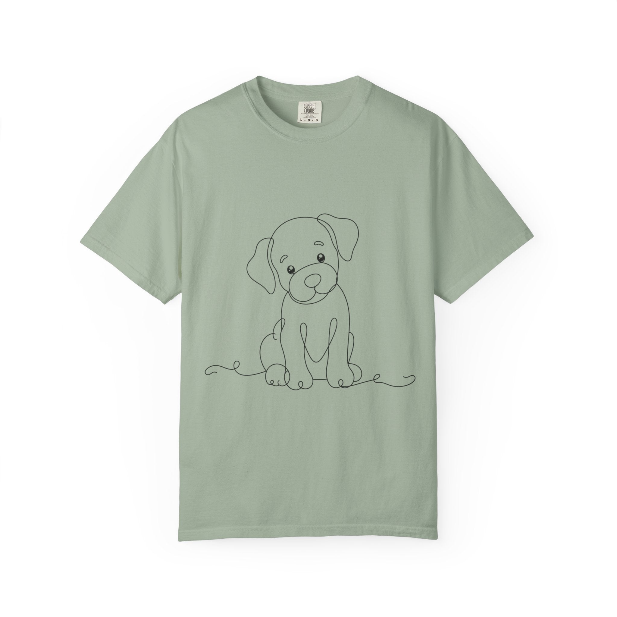 Puppy - LineArt - Graphic Tee