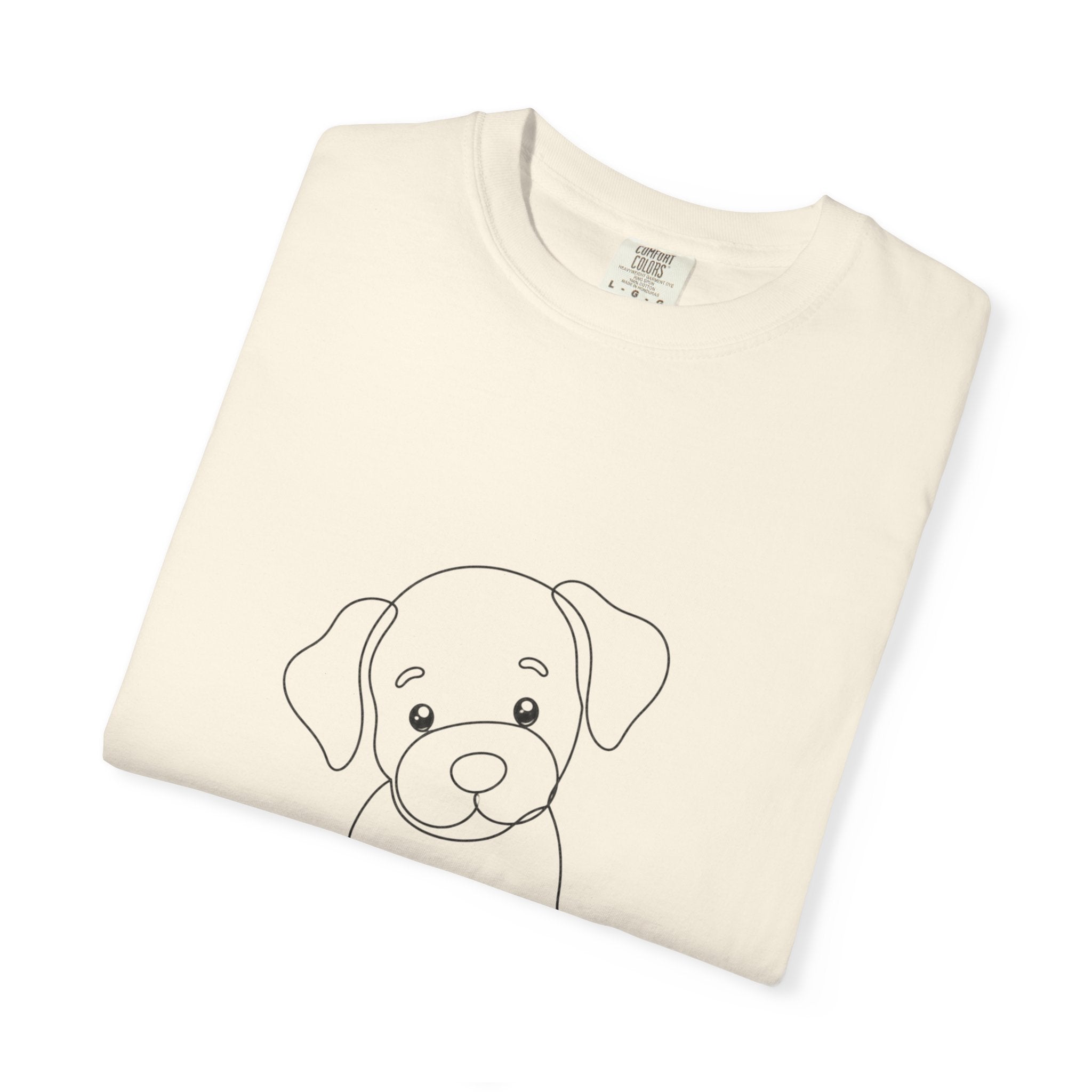 Puppy - LineArt - Graphic Tee