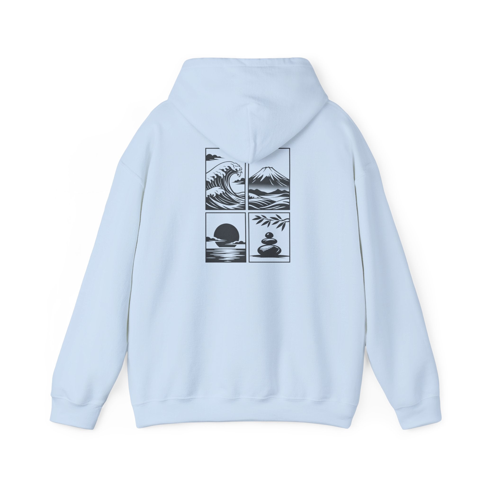 Zen Landscape - BasicPrint - Hoodie