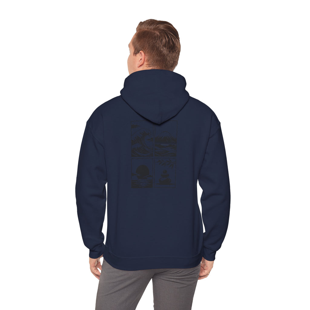 Zen Landscape - BasicPrint - Hoodie