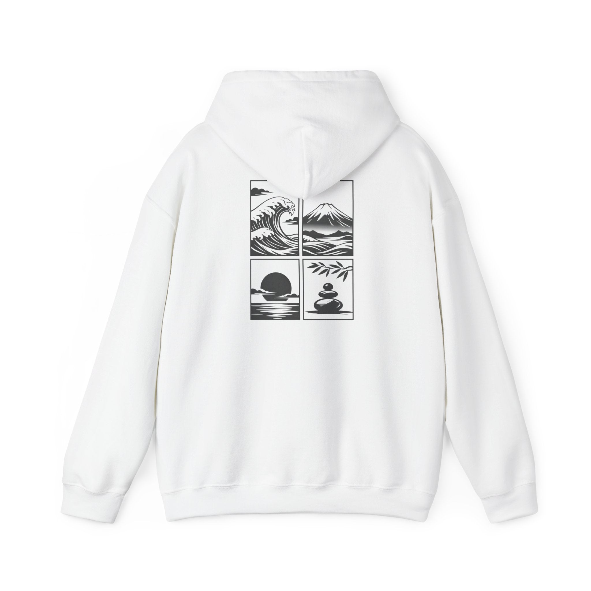 Zen Landscape - BasicPrint - Hoodie