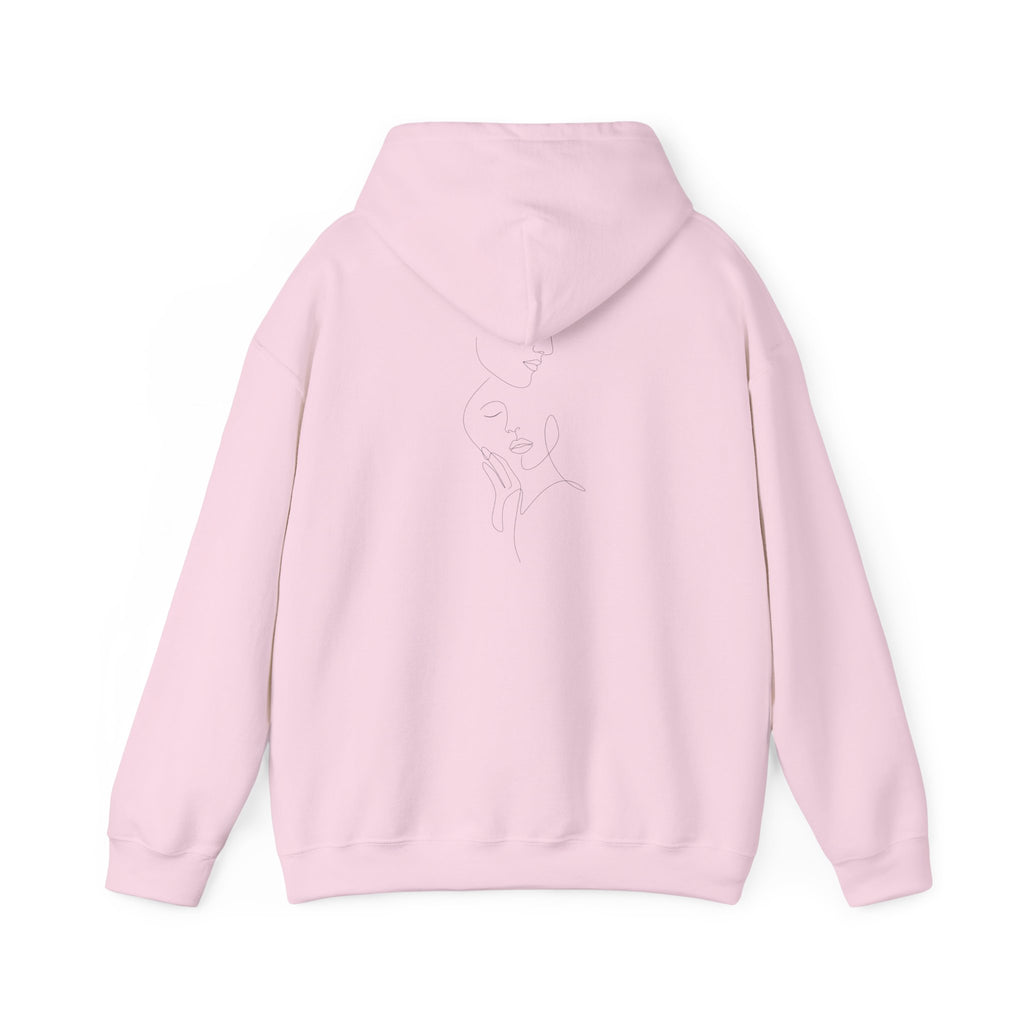 Minimalist Faces - LineArt - Hoodie