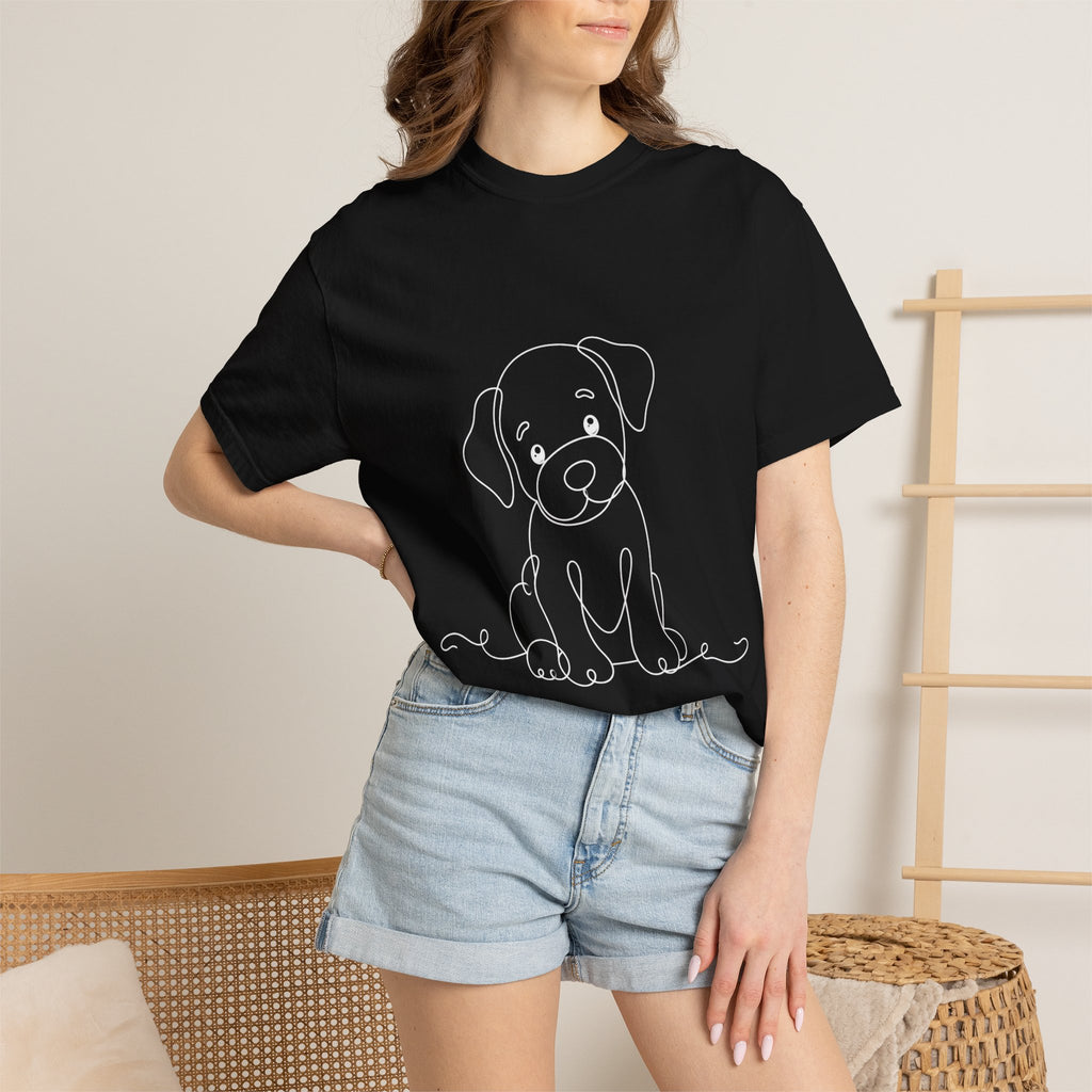 Puppy - LineArt - Graphic Tee