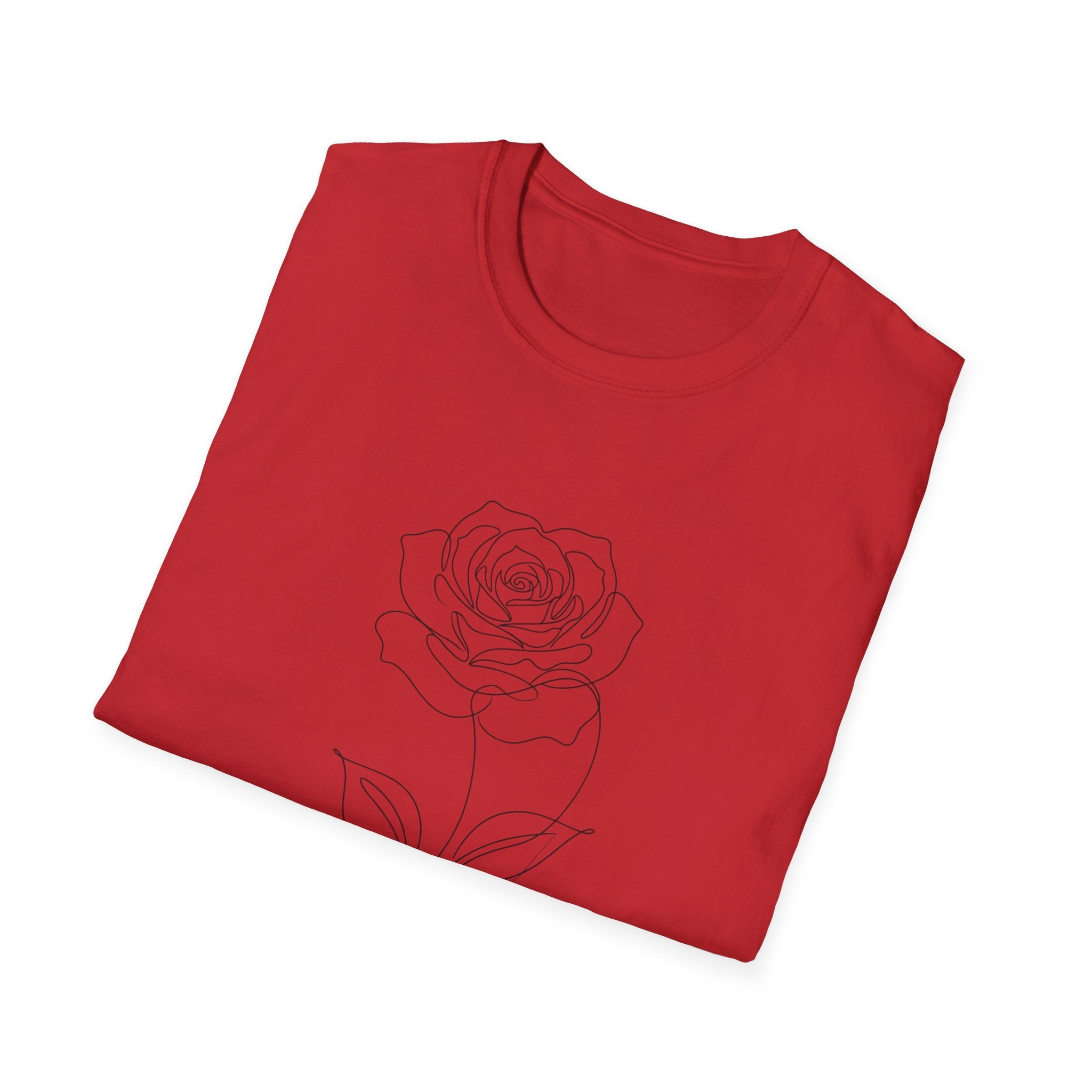 Rose - LineArt - Graphic Tee